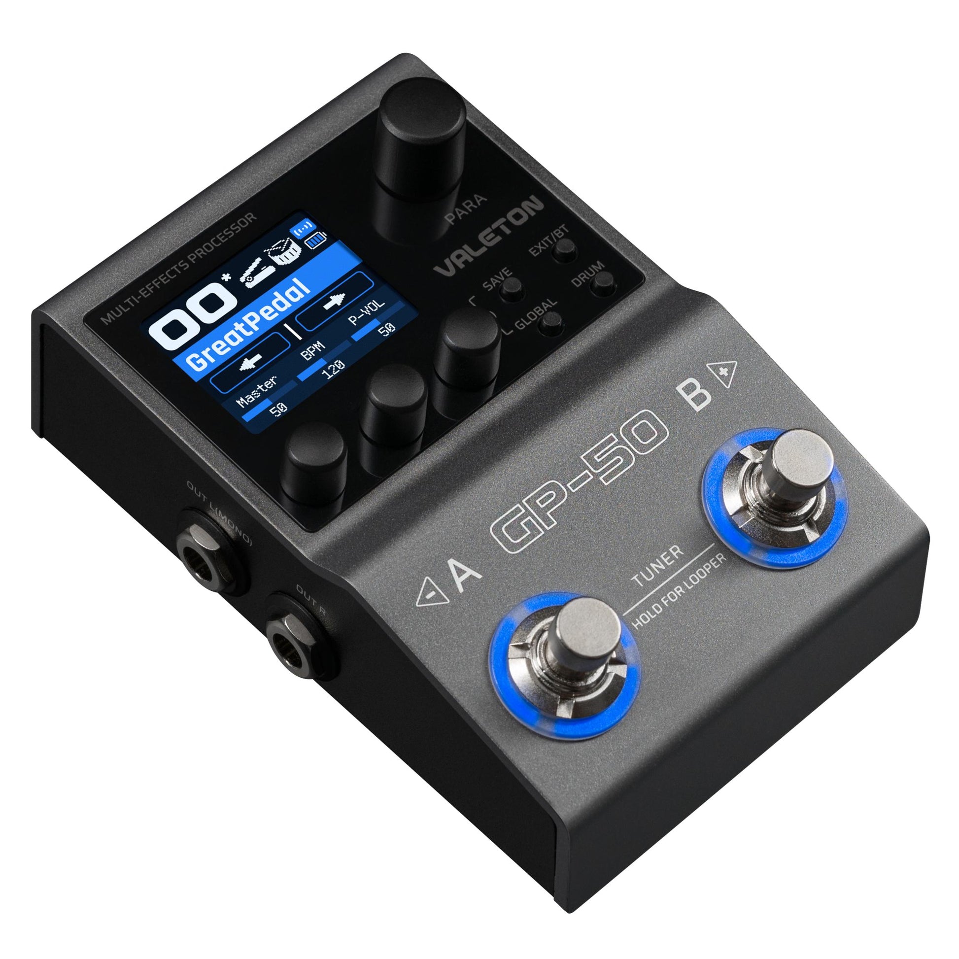 Pedal Guitar Valeton GP-50 Multi-FX, Amp & IR Loader Mini. - Việt Music