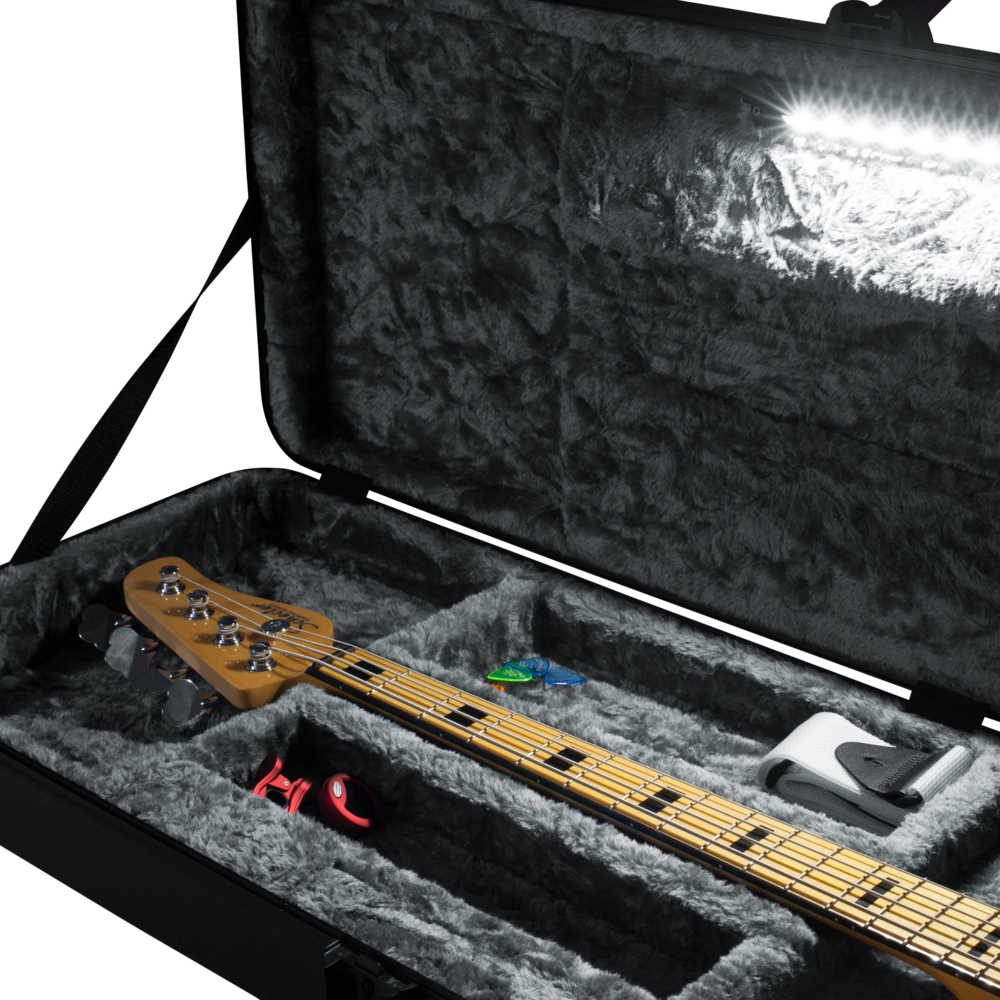 Hộp Đàn Guitar Bass Gator TSA ATA Molded Bass Guitar Case with LED Light - Việt Music