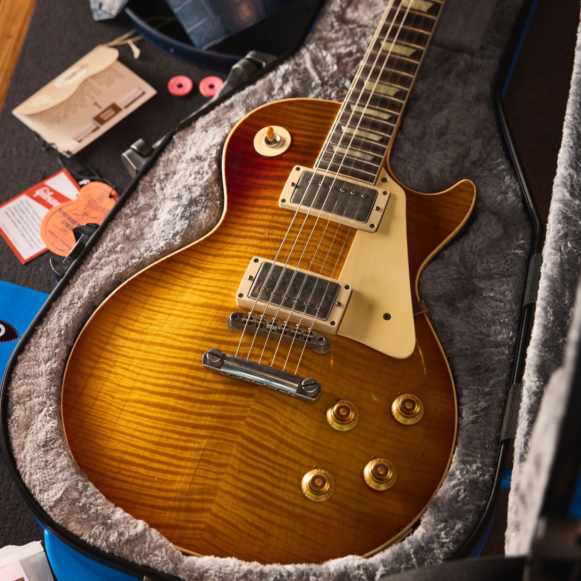 Đàn Guitar Điện Gibson Custom Jason Isbell “Red Eye” 1959 Les Paul Standard HH, Rosewood Fingerboard, Collector's Edition Red Eye Burst - Việt Music