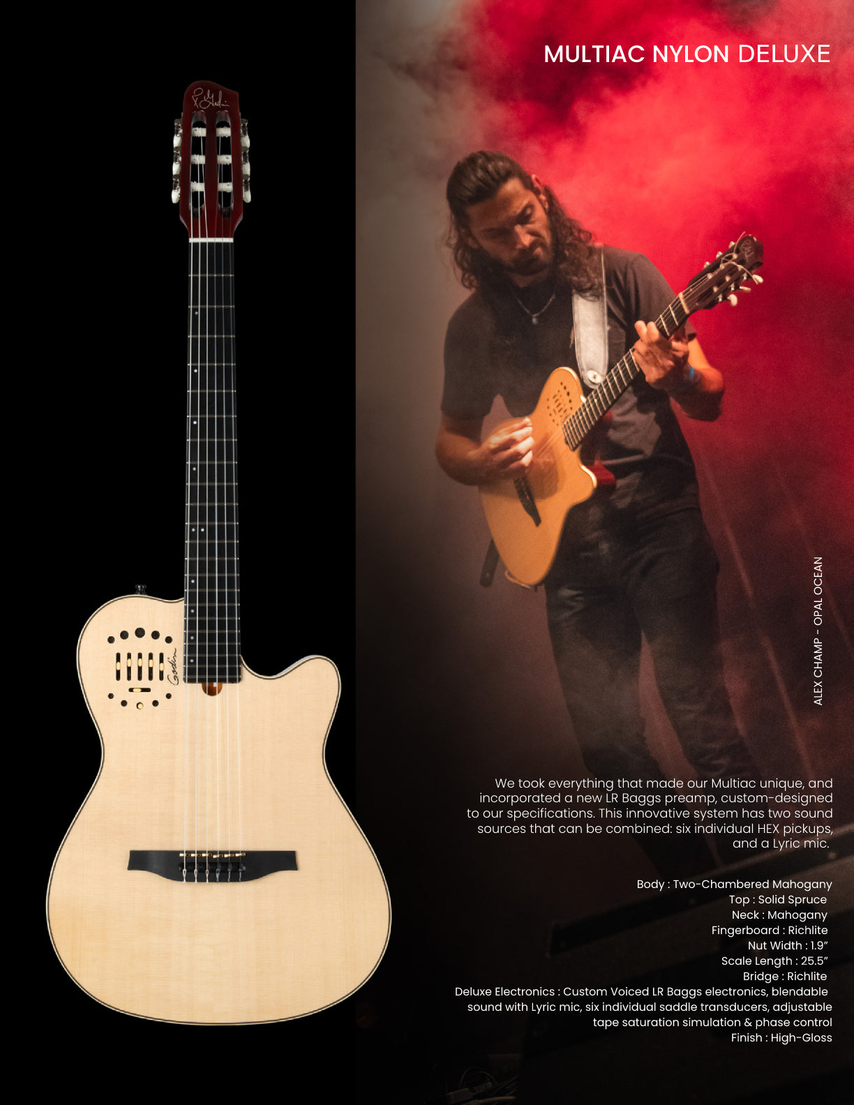 Godin Multiac 尼龍豪華靜音經典吉他