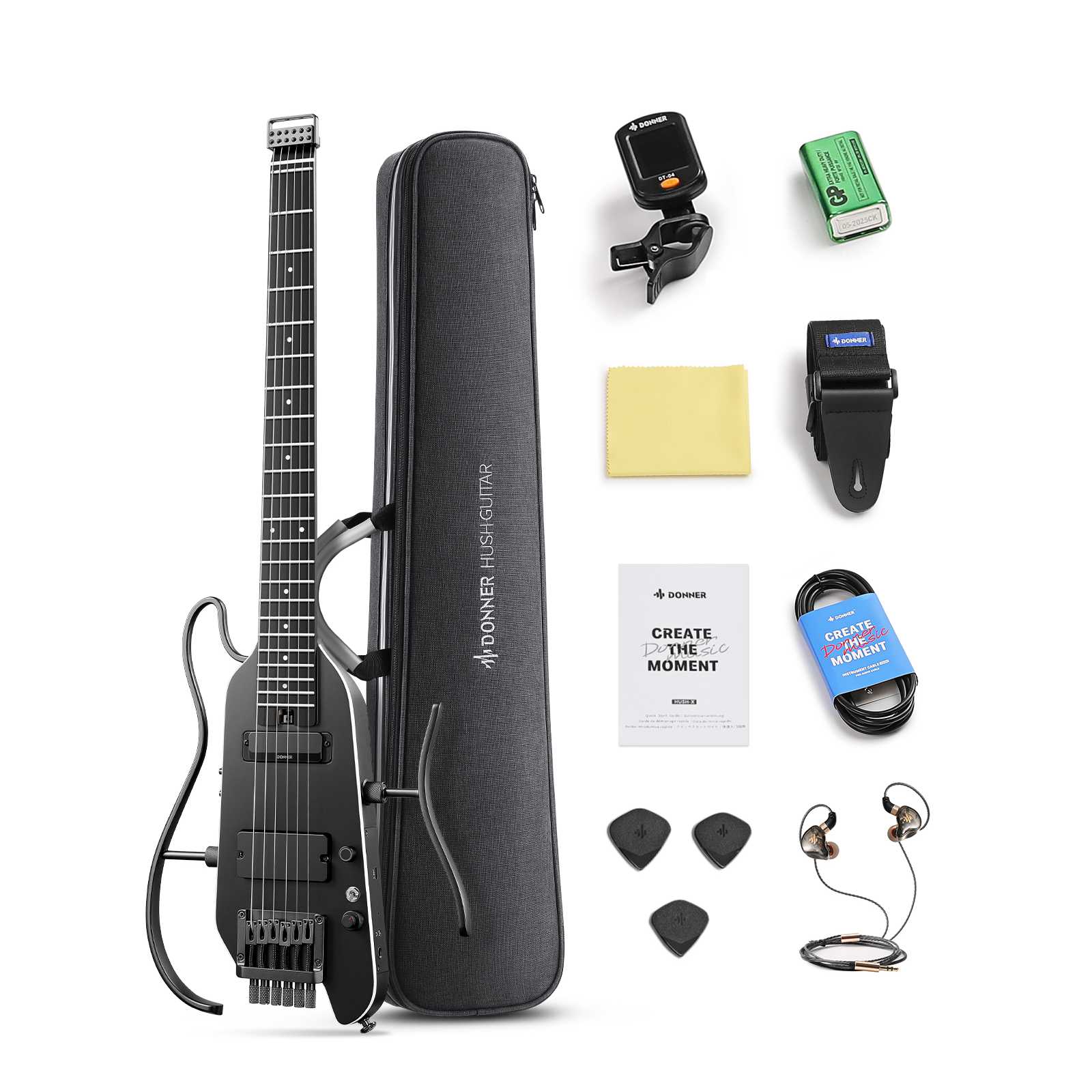 Đàn Guitar Điện Donner HUSH-X Pro - Việt Music