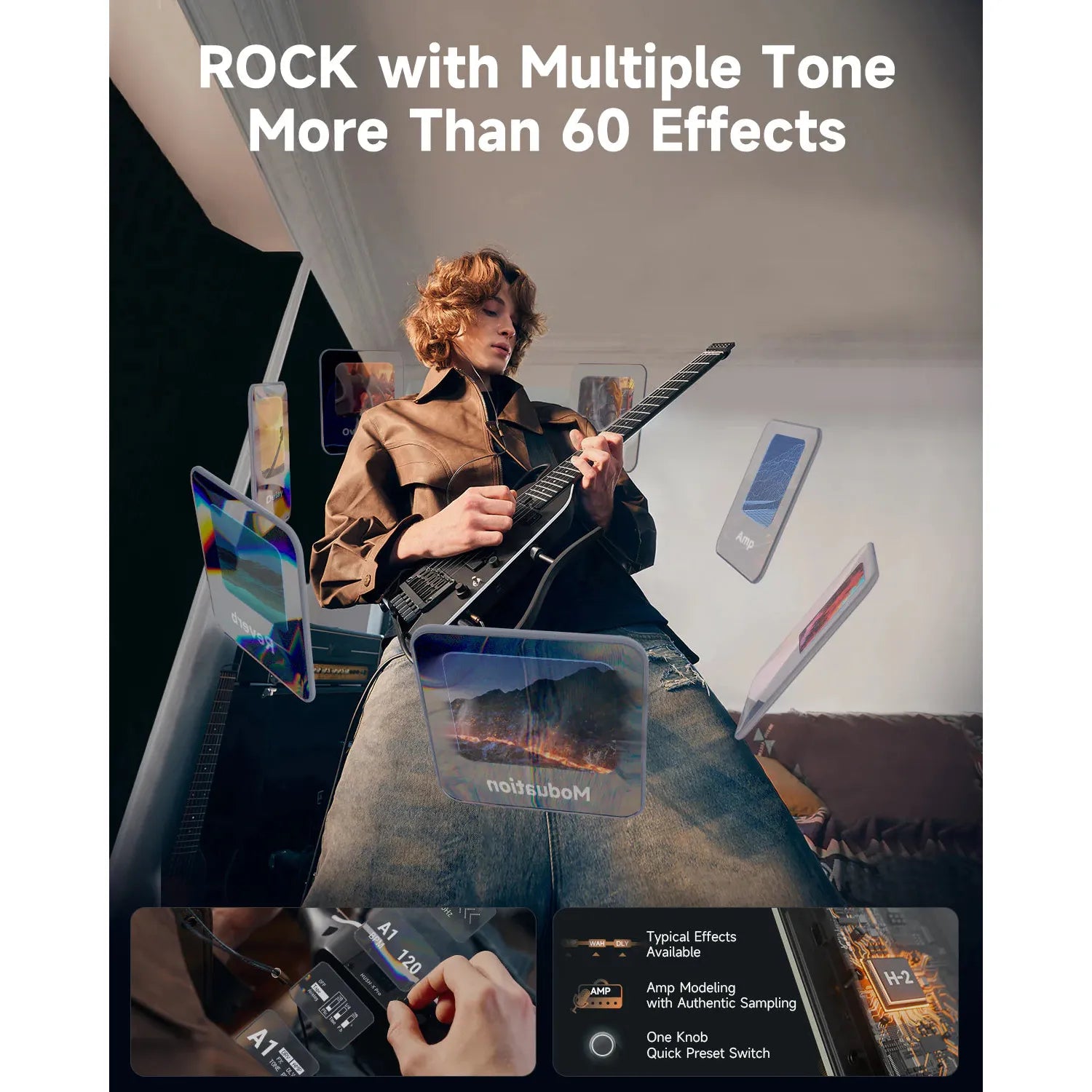 Đàn Guitar Điện Donner HUSH-X Pro - Việt Music