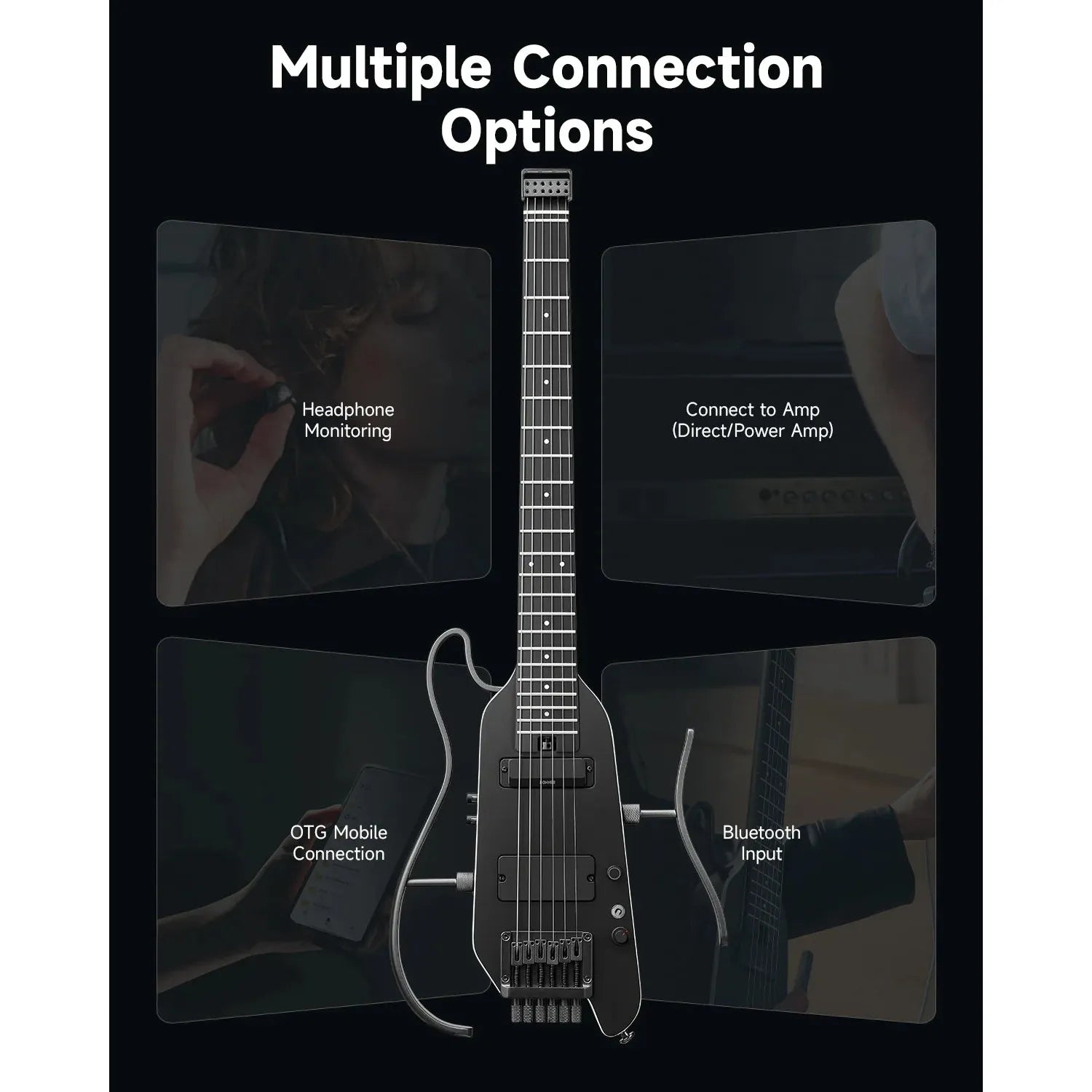 Đàn Guitar Điện Donner HUSH-X Pro - Việt Music