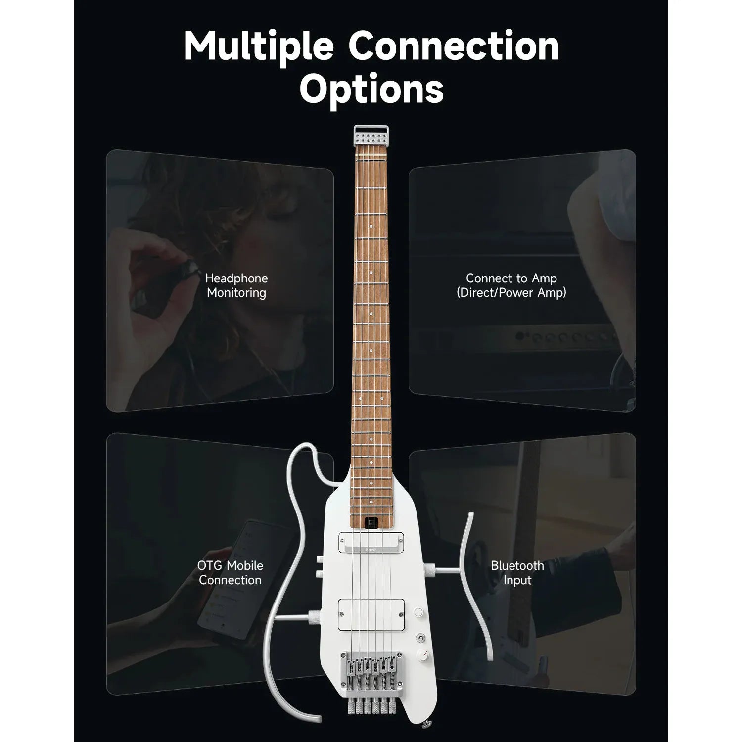 Đàn Guitar Điện Donner HUSH-X Pro - Việt Music