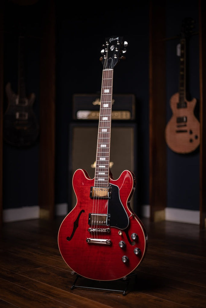 Đàn Guitar Điện Gibson ES-339 Semi-Hollow Figured HH, Rosewood Fingerboard, Cherry