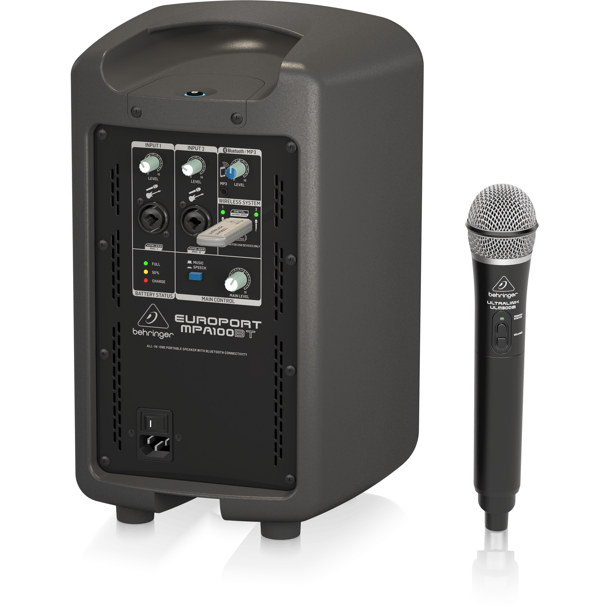 Loa Behringer EUROPORT MPA100BT, 100W - Việt Music