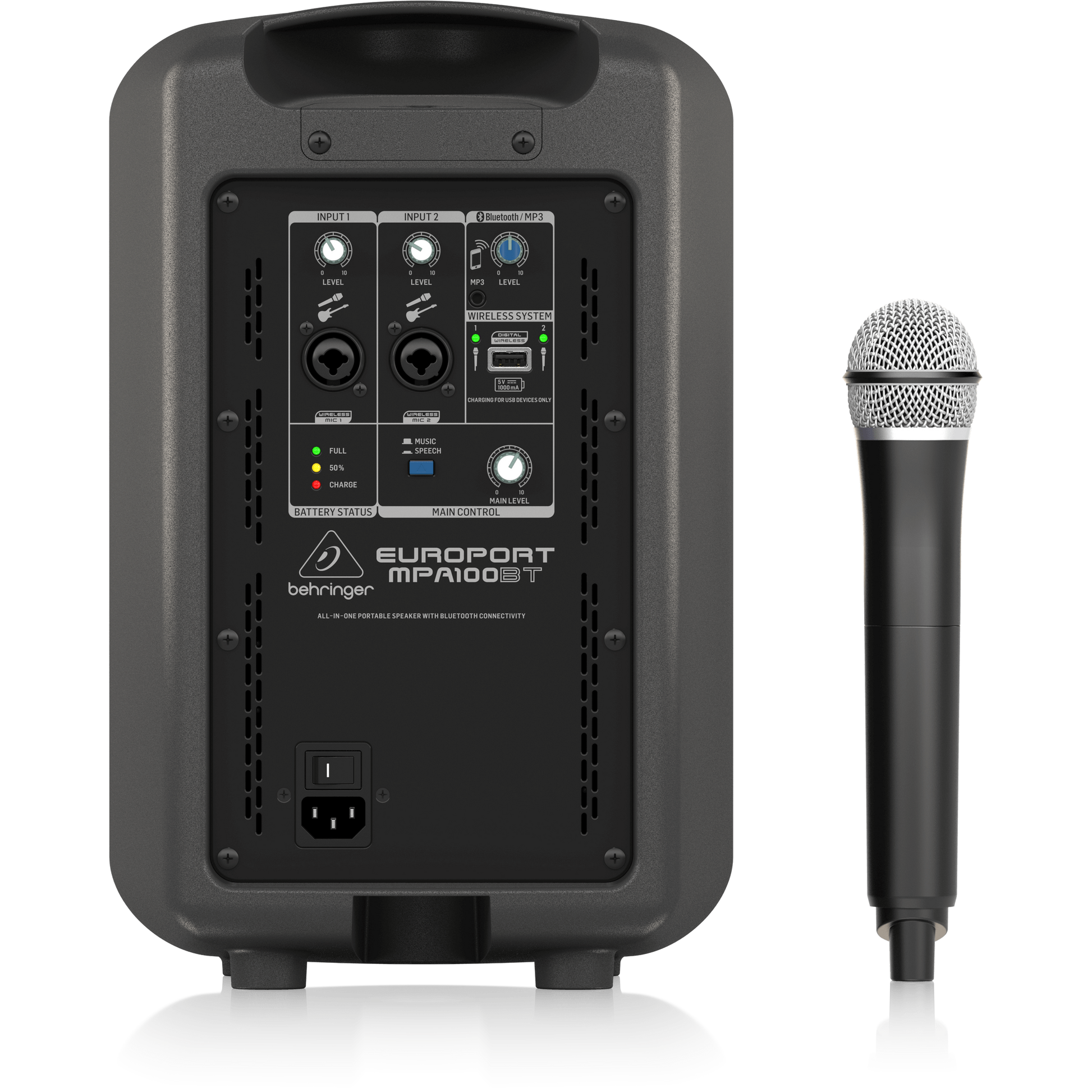 Loa Behringer EUROPORT MPA100BT, 100W - Việt Music