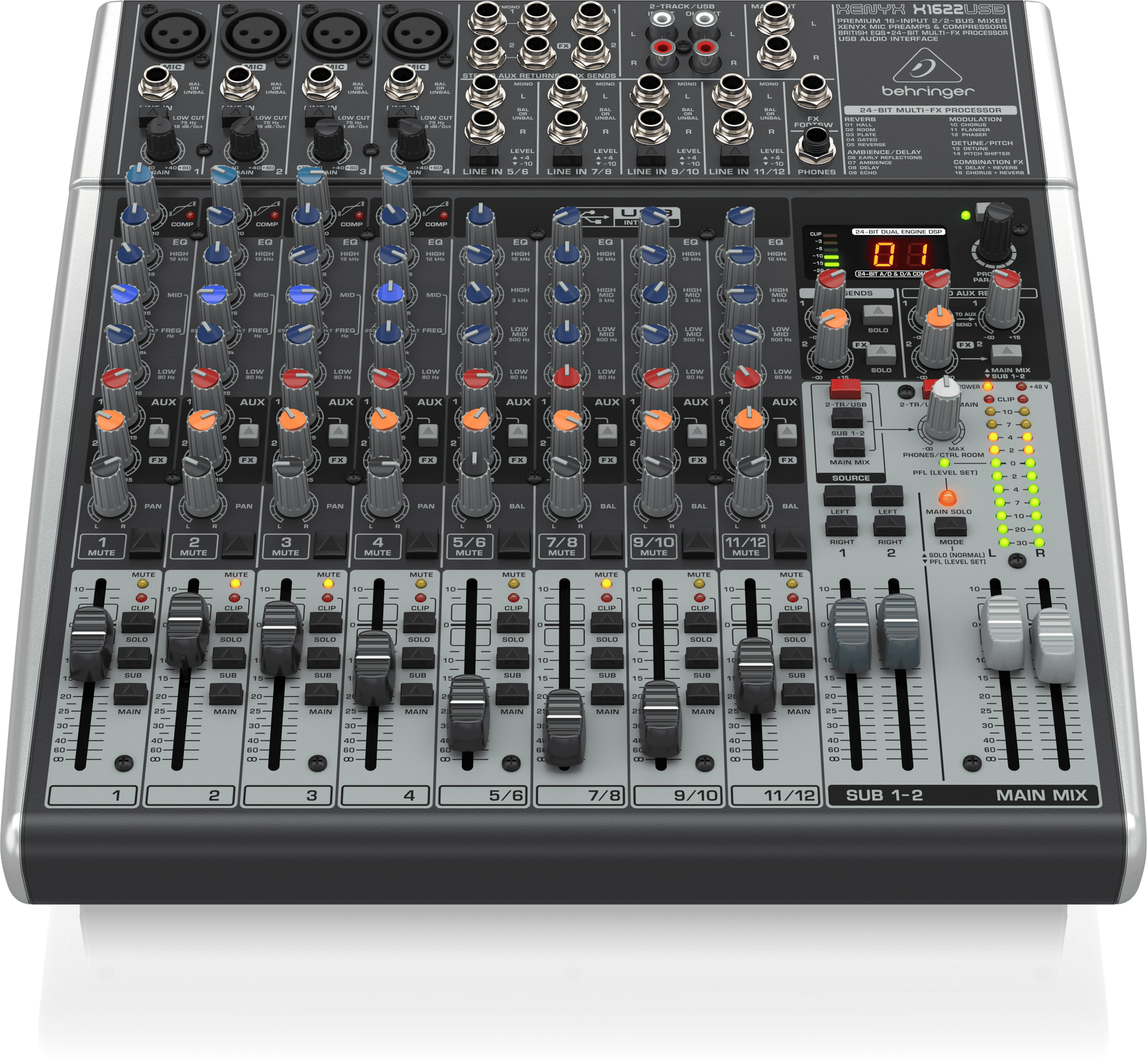 Mixer Behringer XENYX X1622USB - Việt Music