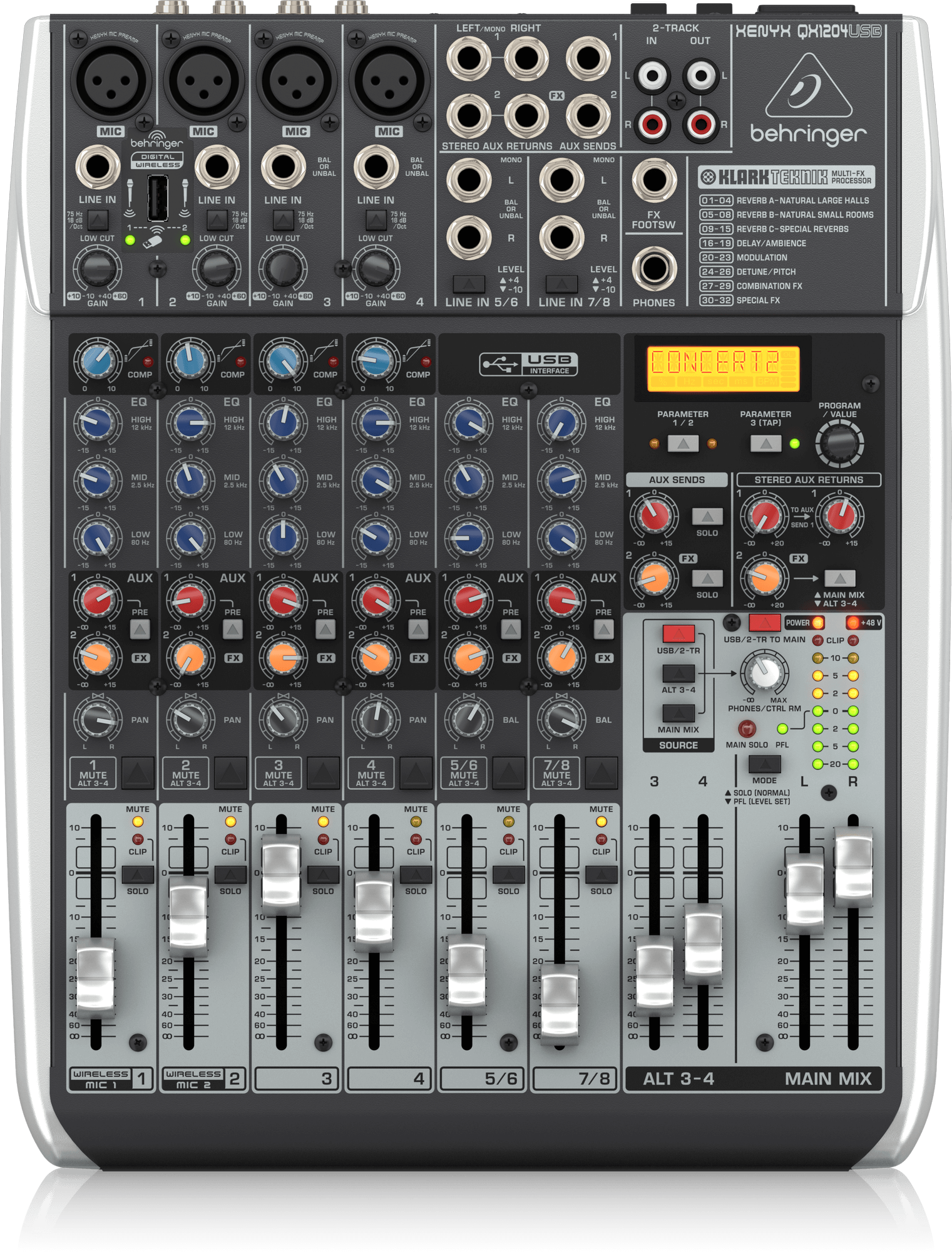 Mixer Behinger XENYX QX1204USB - Việt Music