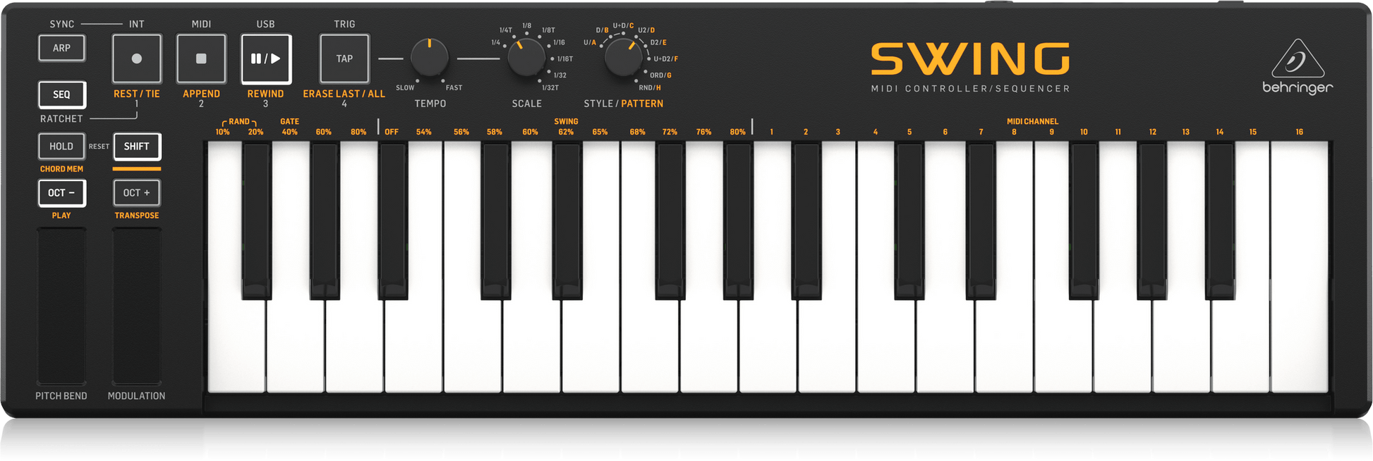 MIDI Keyboard Controller Behringer SWING - Việt Music