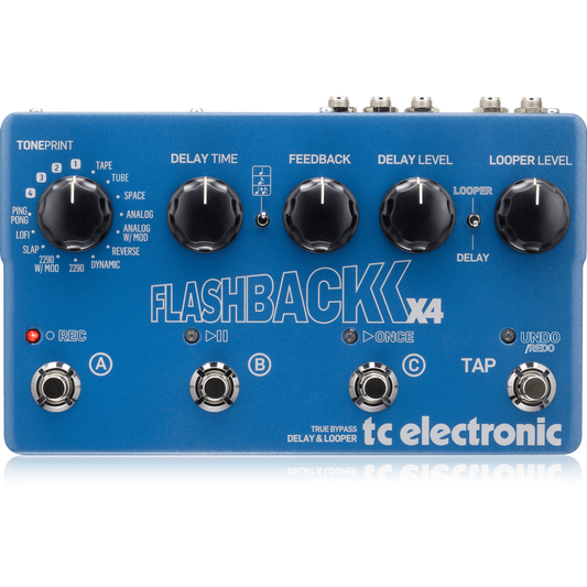 Pedal Guitar TC Electronic Flashback X4 Delay - Việt Music