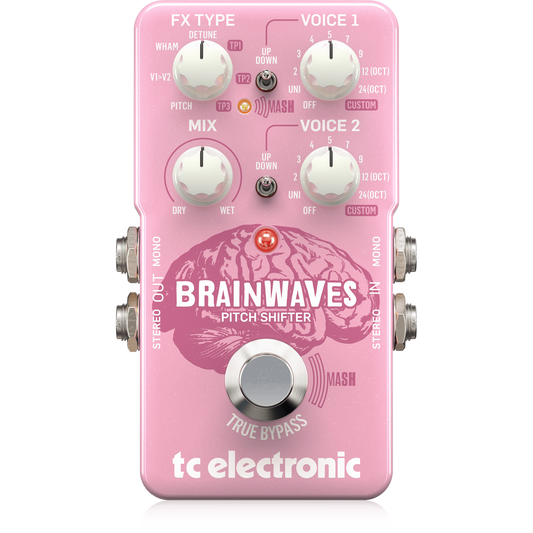 Pedal Guitar TC Electronic Brainwaves Pitch Shifter - Việt Music