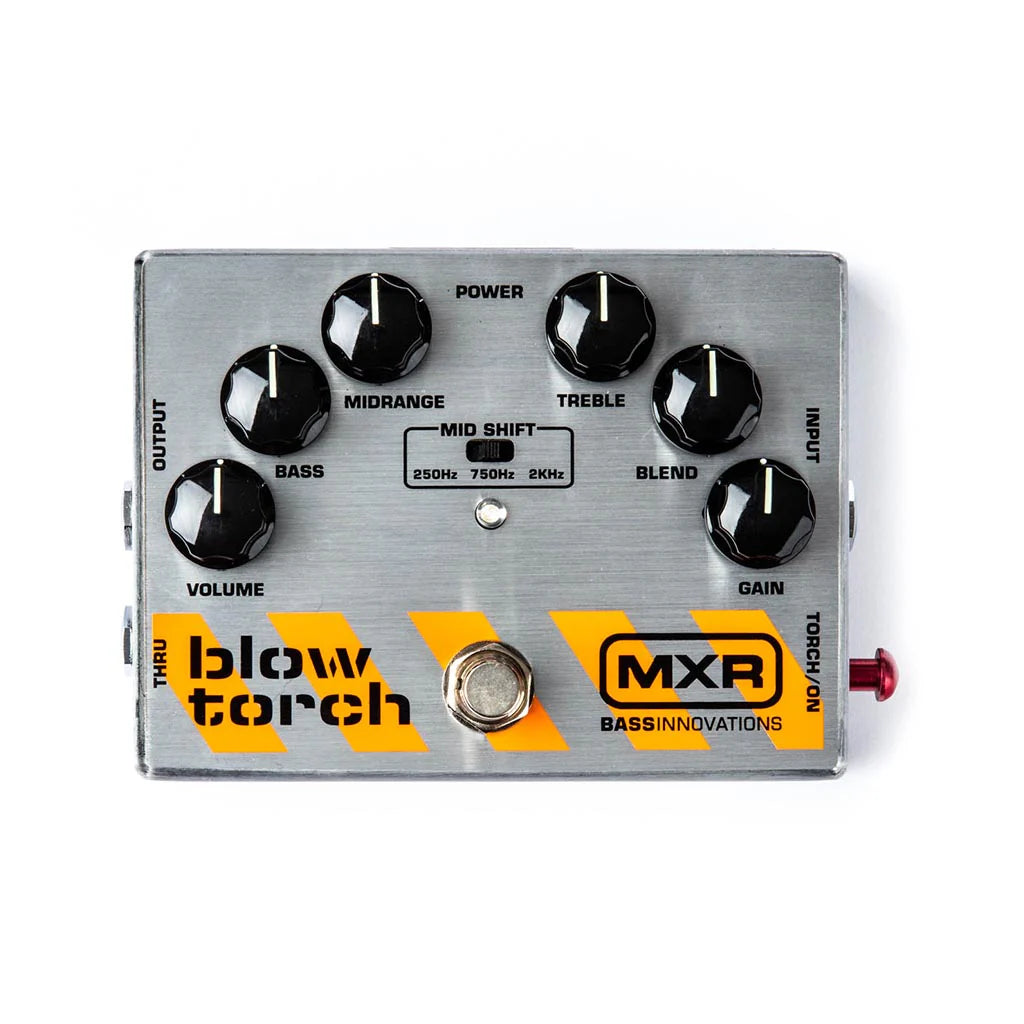 Pedal Guitar MXR M181 Bass Blow Torch Overdrive Distortion