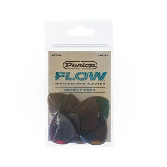 Pick Gảy Đàn Guitar Jim Dunlop PVP114 Flow Variety, 8pc - Việt Music