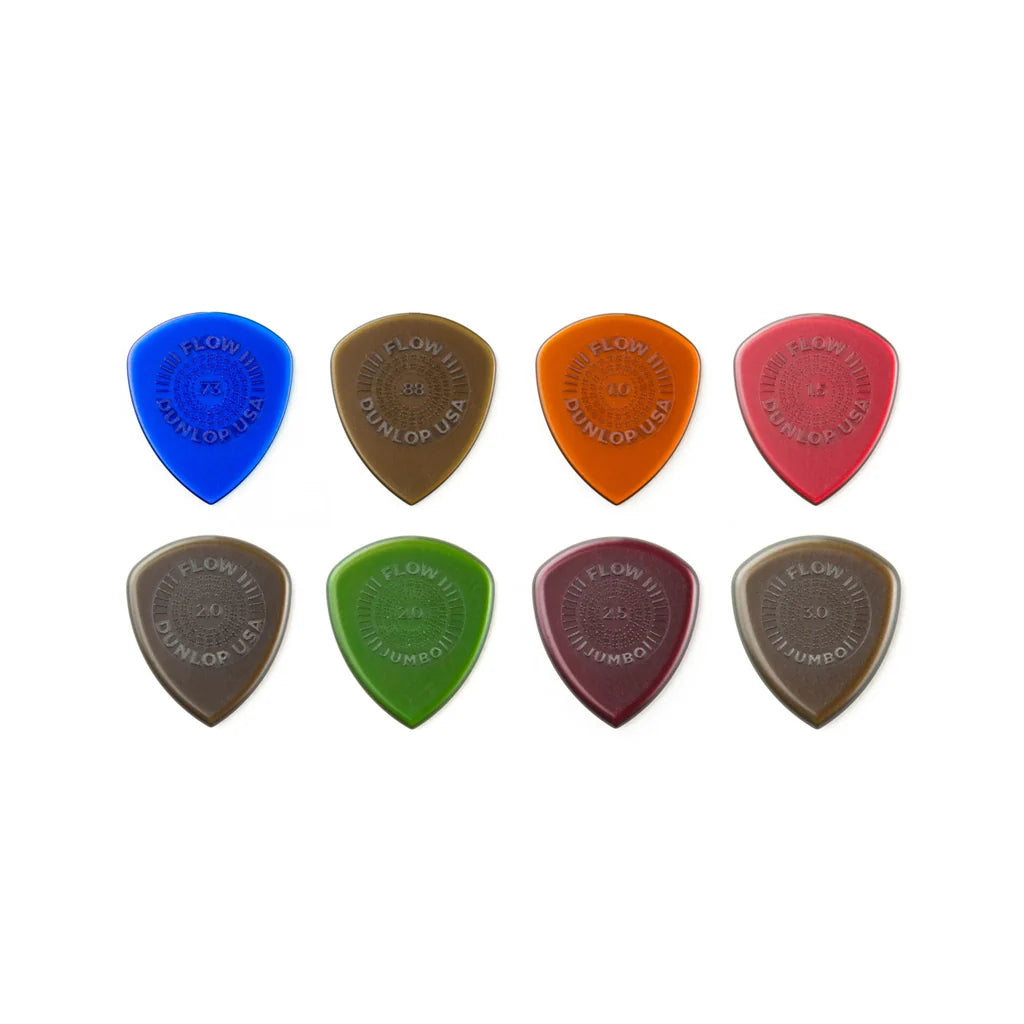 Pick Gảy Đàn Guitar Jim Dunlop PVP114 Flow Variety, 8pc - Việt Music