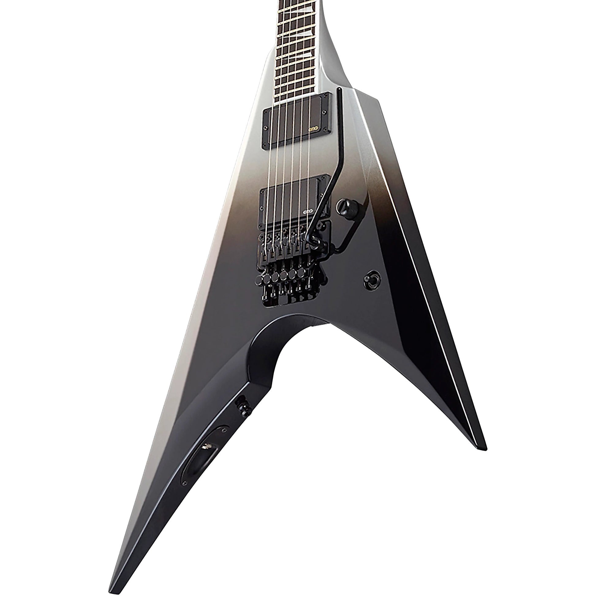 Đàn Guitar Điện ESP E-II Arrow HH, Ebony Fingerboard, Black Silver Fade - Qua Sử Dụng - Việt Music