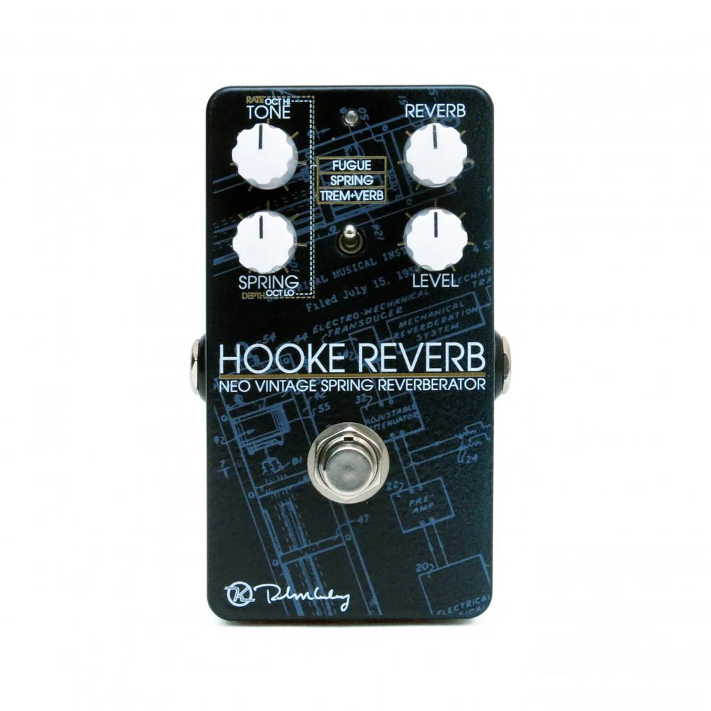 Pedal Guitar Keeley Hooke Reverb Neo Vintage Spring Reverberator