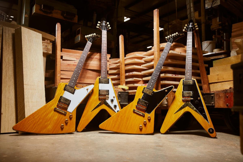 Đàn Guitar Điện Gibson Custom 1958 Korina Explorer Reissue HH, Rosewood Fingerboard