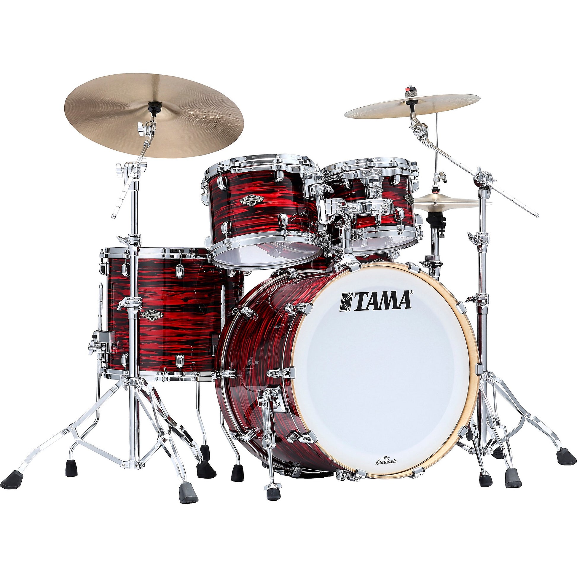 Trống Cơ Tama Starclassic Walnut/Birch WBR42S (22B/10T-12T/16F), Duracover Wrap Finishes - Việt Music