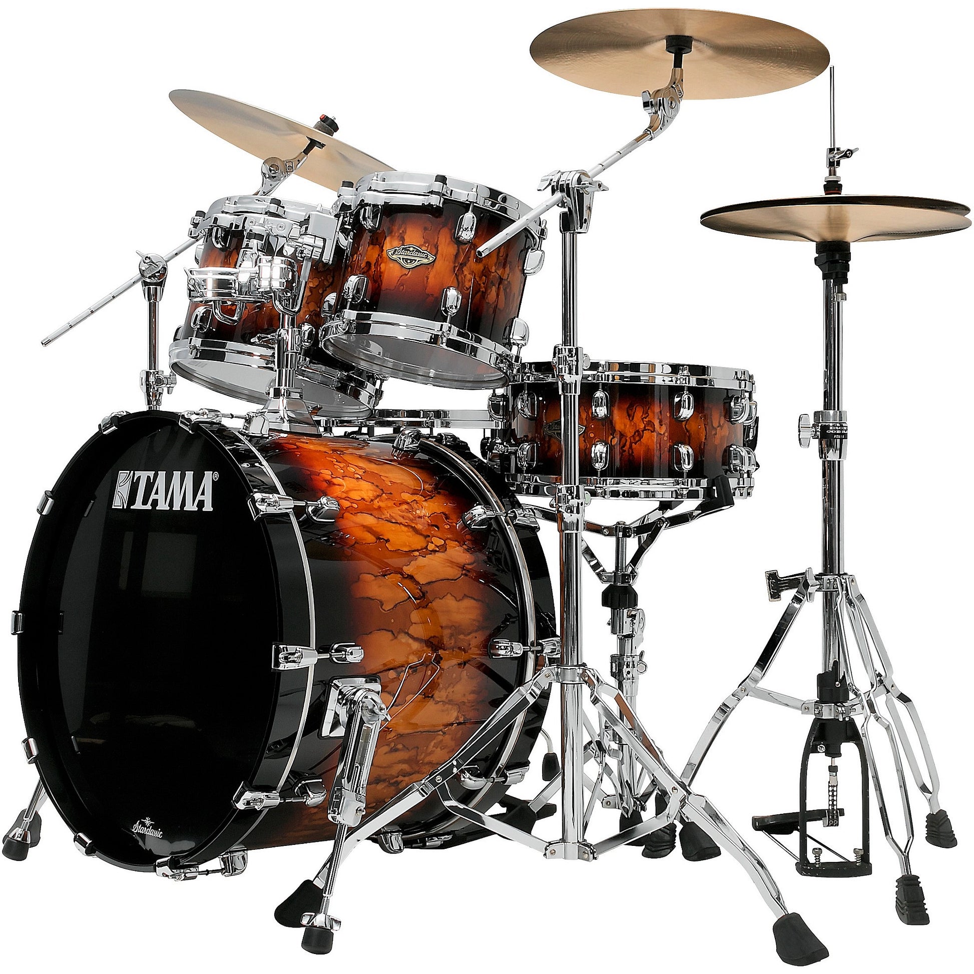 Trống Cơ Tama Starclassic Walnut/Birch WBS42S (22B/10T-12T/16F), Lacquer Finishes - Việt Music