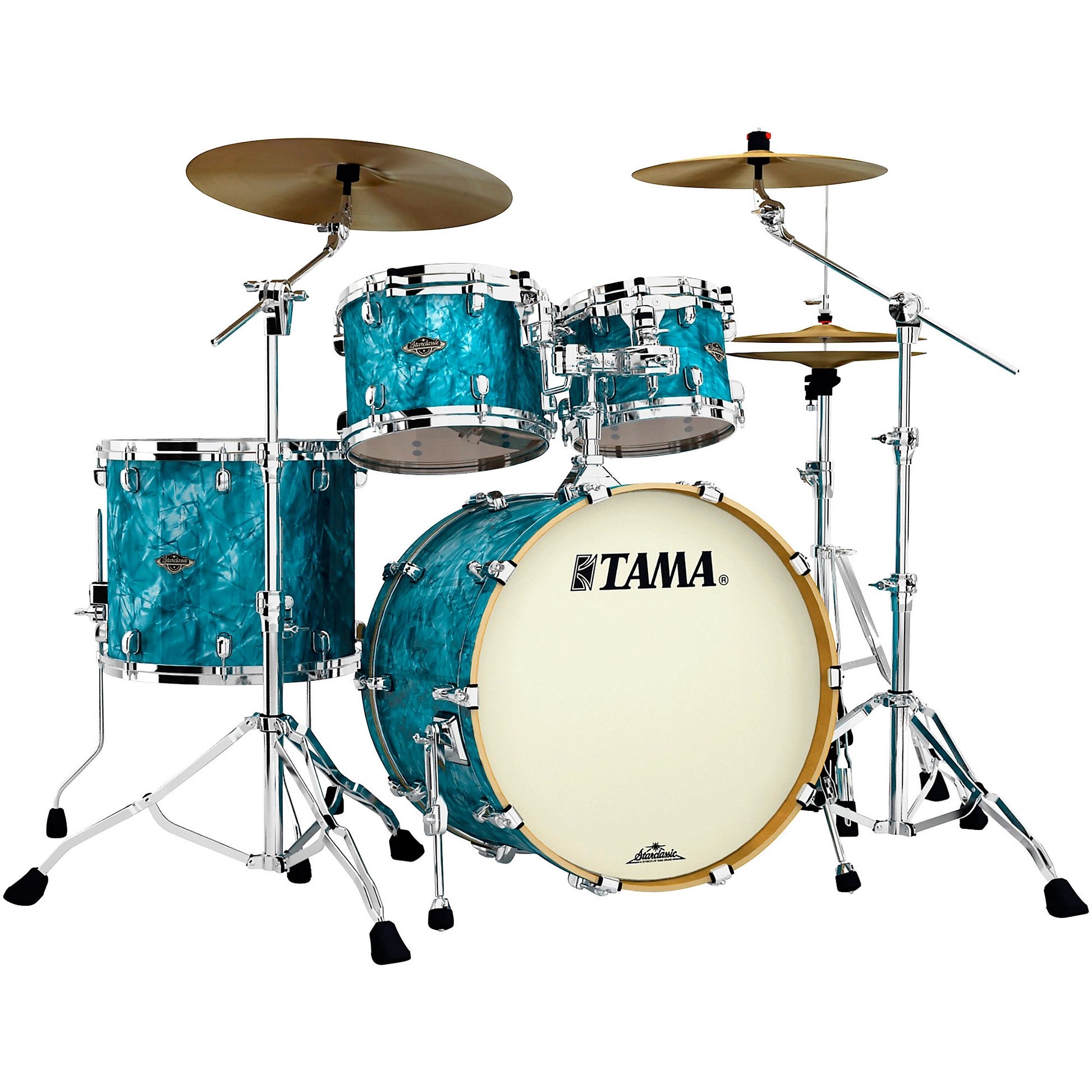 Trống Cơ Tama Starclassic Walnut/Birch WBR42S (22B/10T-12T/16F), Duracover Wrap Finishes - Việt Music