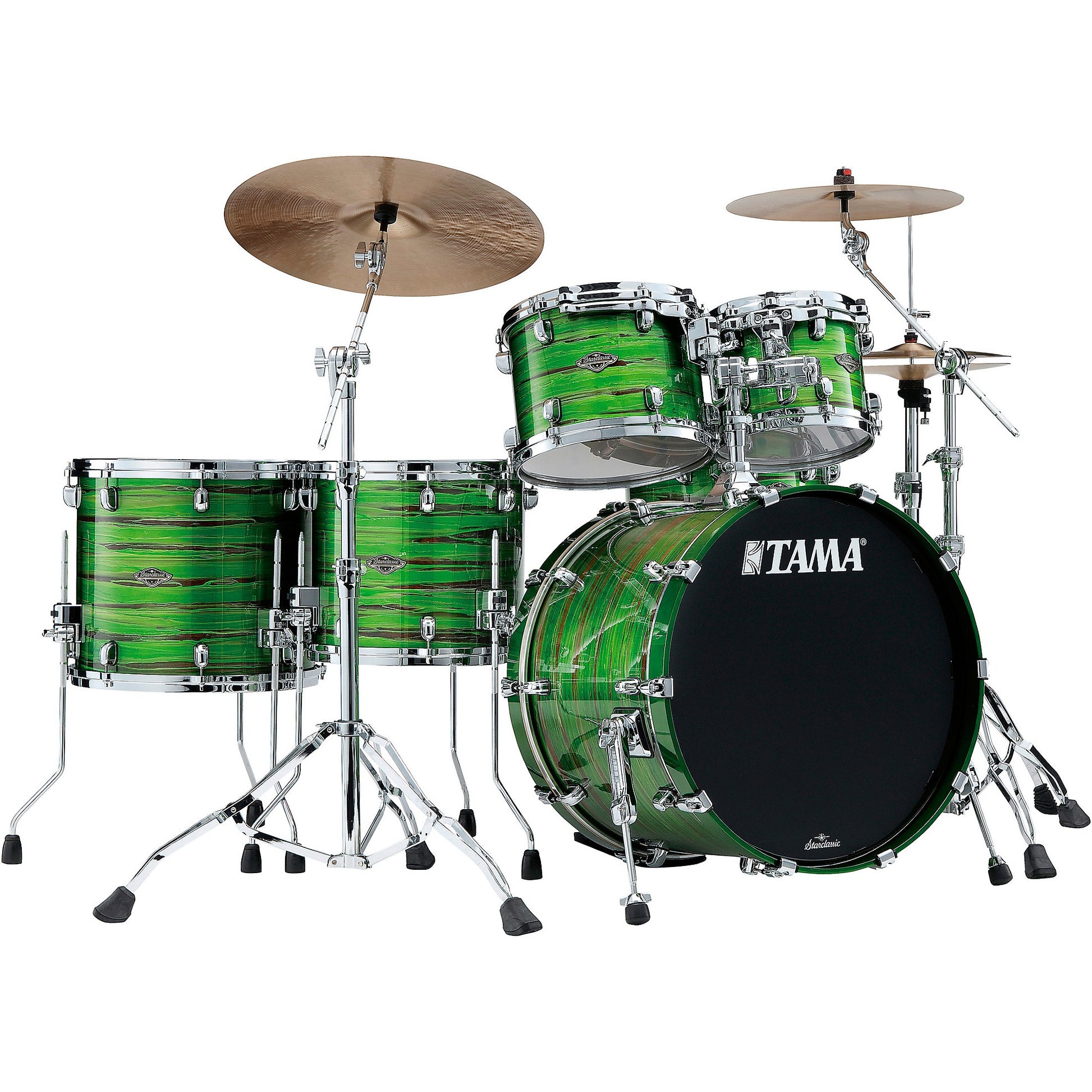 Trống Cơ Tama Starclassic Walnut/Birch WBS52RZS (22B/10T-12T/14F-16F), Lacquer Finishes - Việt Music
