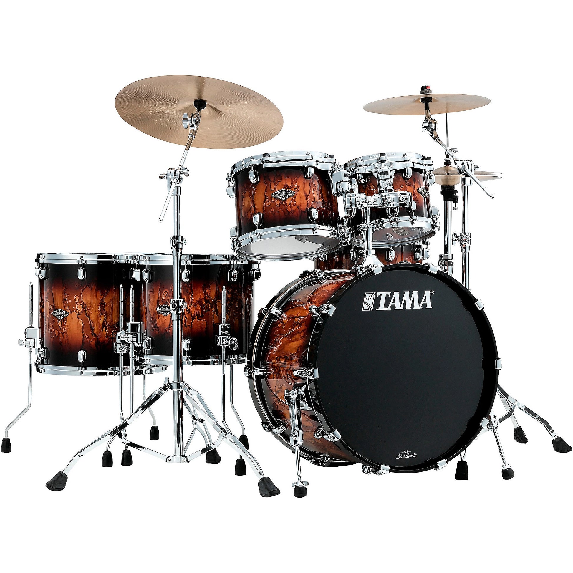Trống Cơ Tama Starclassic Walnut/Birch WBS52RZS (22B/10T-12T/14F-16F), Lacquer Finishes - Việt Music