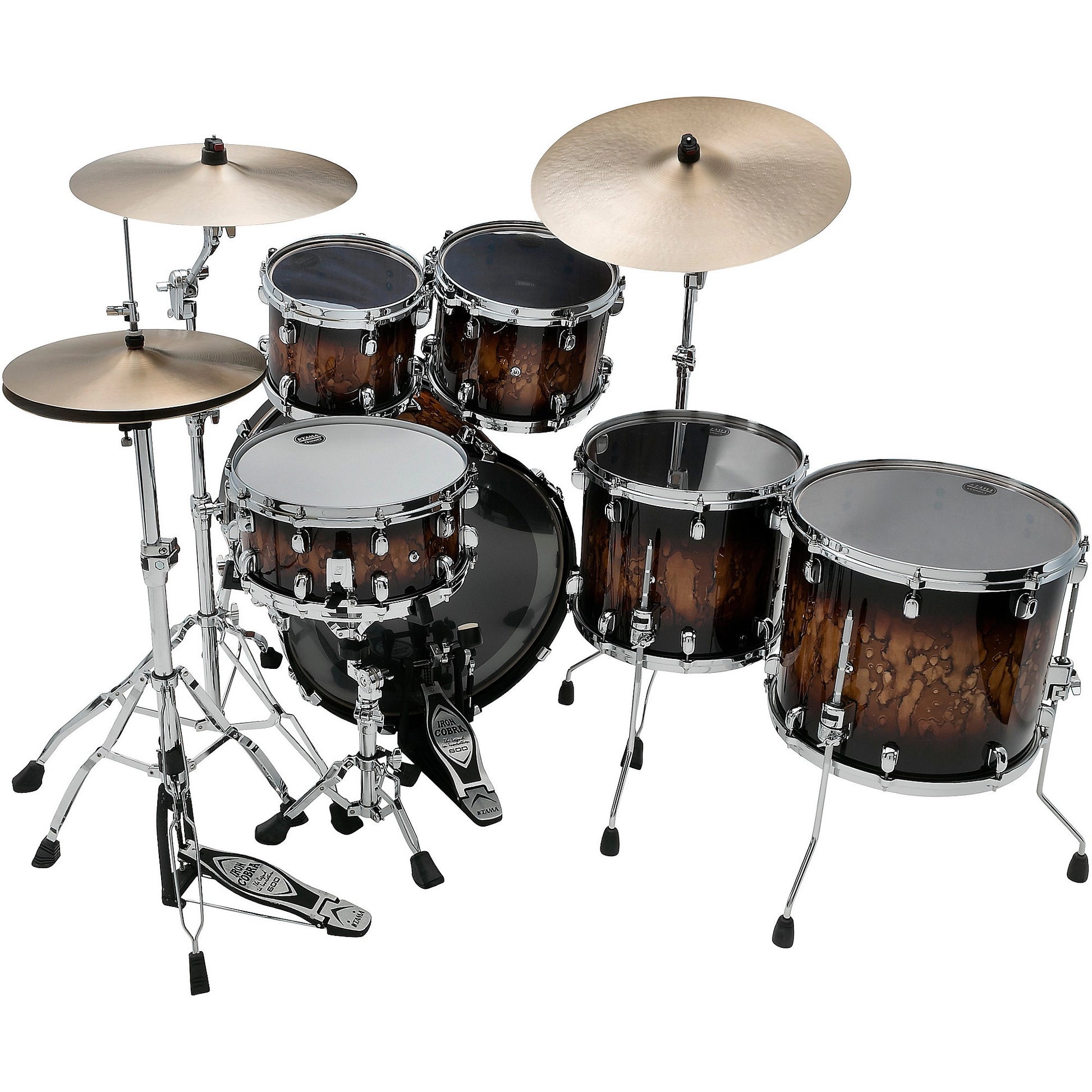 Trống Cơ Tama Starclassic Walnut/Birch WBS52RZS (22B/10T-12T/14F-16F), Lacquer Finishes - Việt Music
