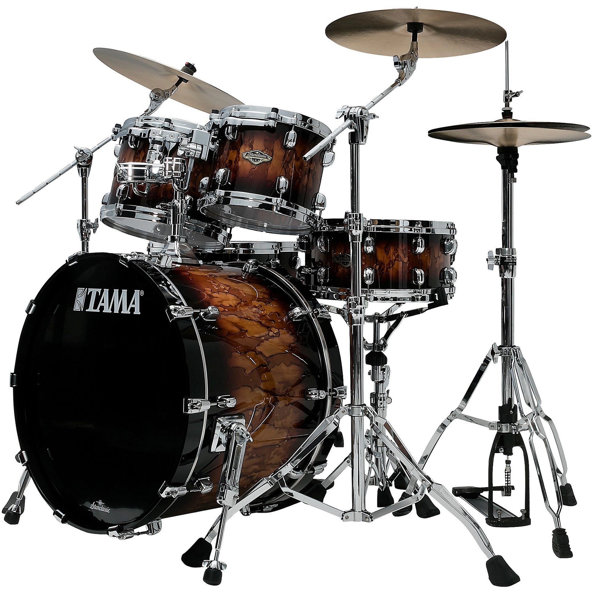 Trống Cơ Tama Starclassic Walnut/Birch WBS52RZS (22B/10T-12T/14F-16F), Lacquer Finishes - Việt Music