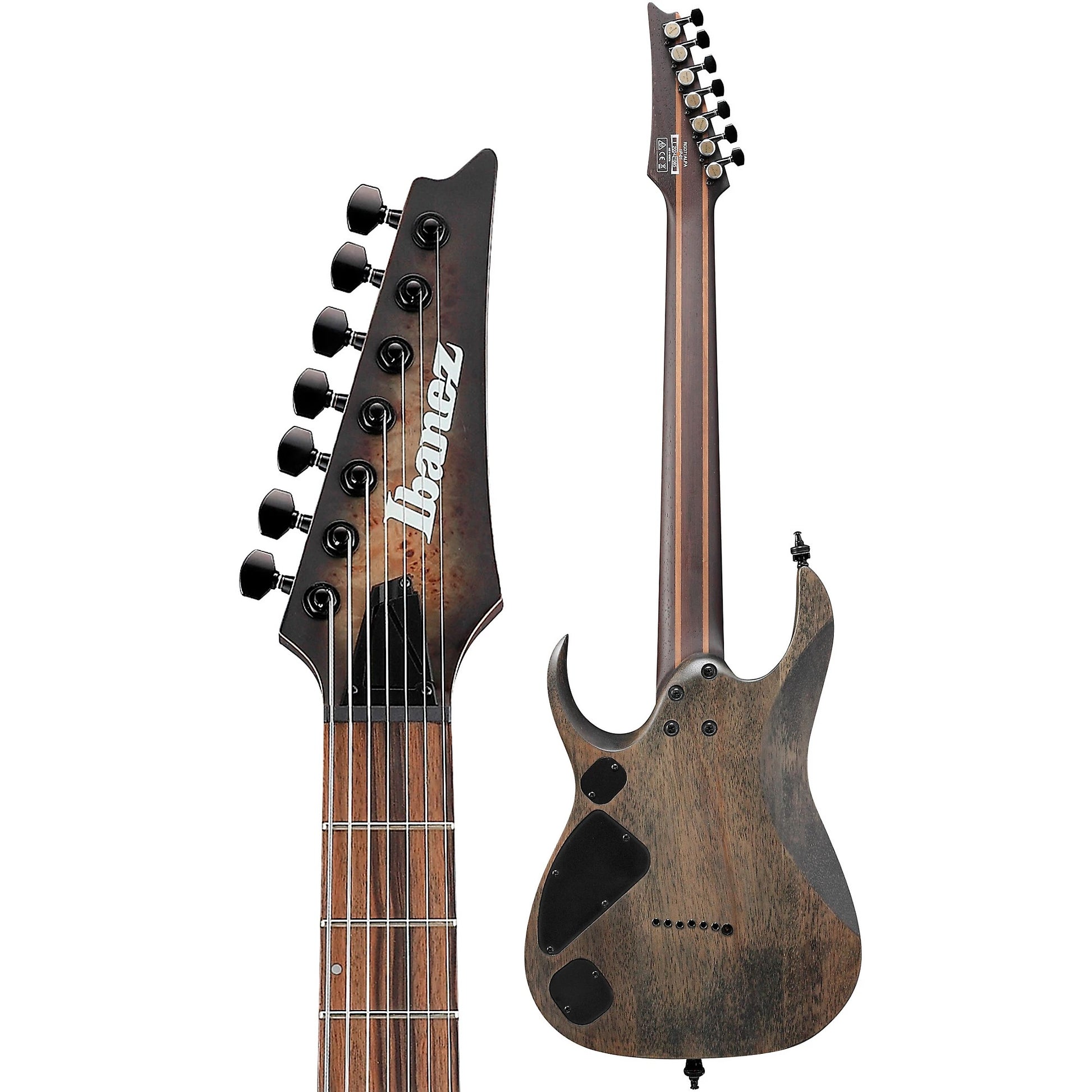 Đàn Guitar Điện Ibanez RGD71ALPA - RGD Axion Label HH, Ebony Fingerboard, Charcoal Burst Black Stained Flat - 7 Strings - Việt Music