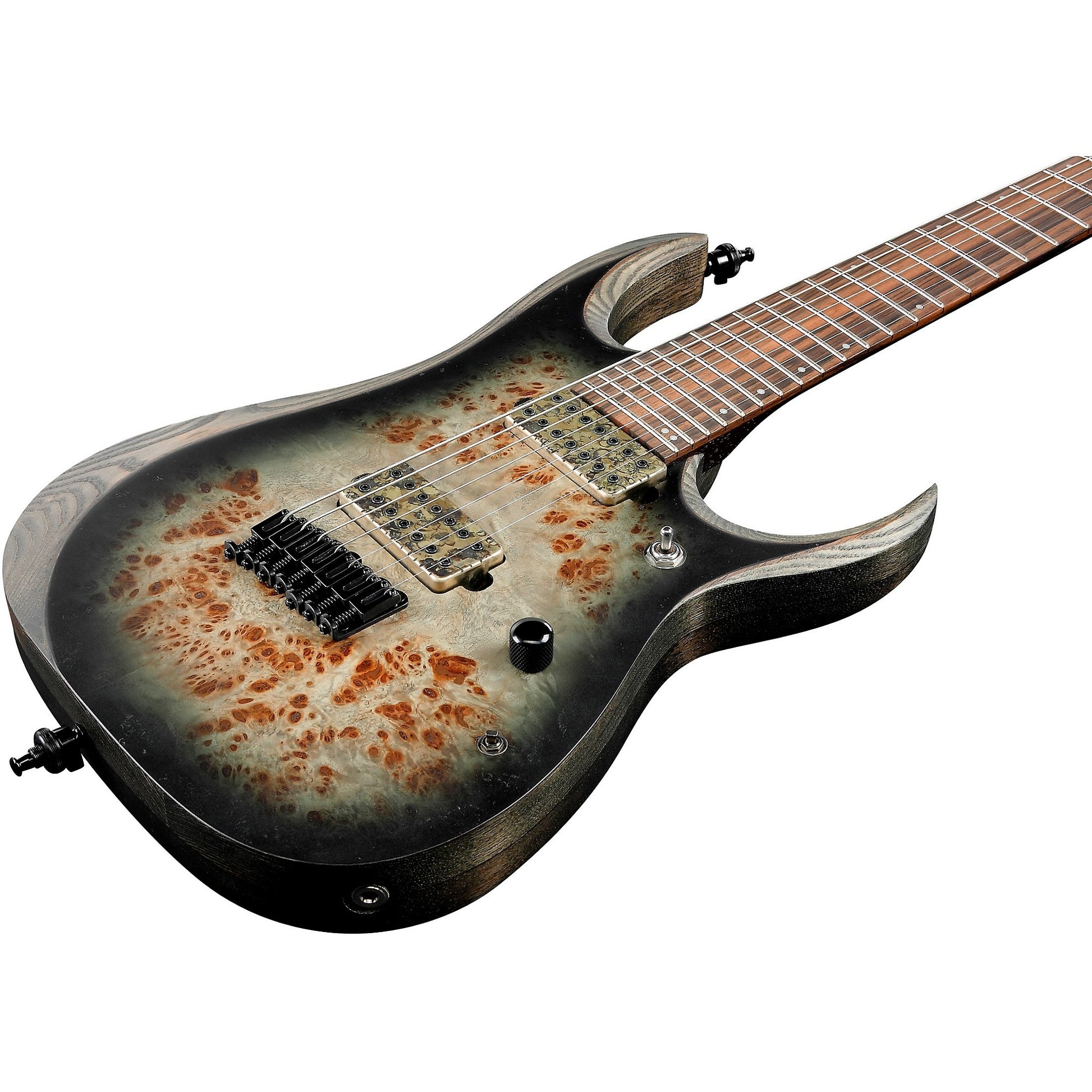 Đàn Guitar Điện Ibanez RGD71ALPA - RGD Axion Label HH, Ebony Fingerboard, Charcoal Burst Black Stained Flat - 7 Strings - Việt Music