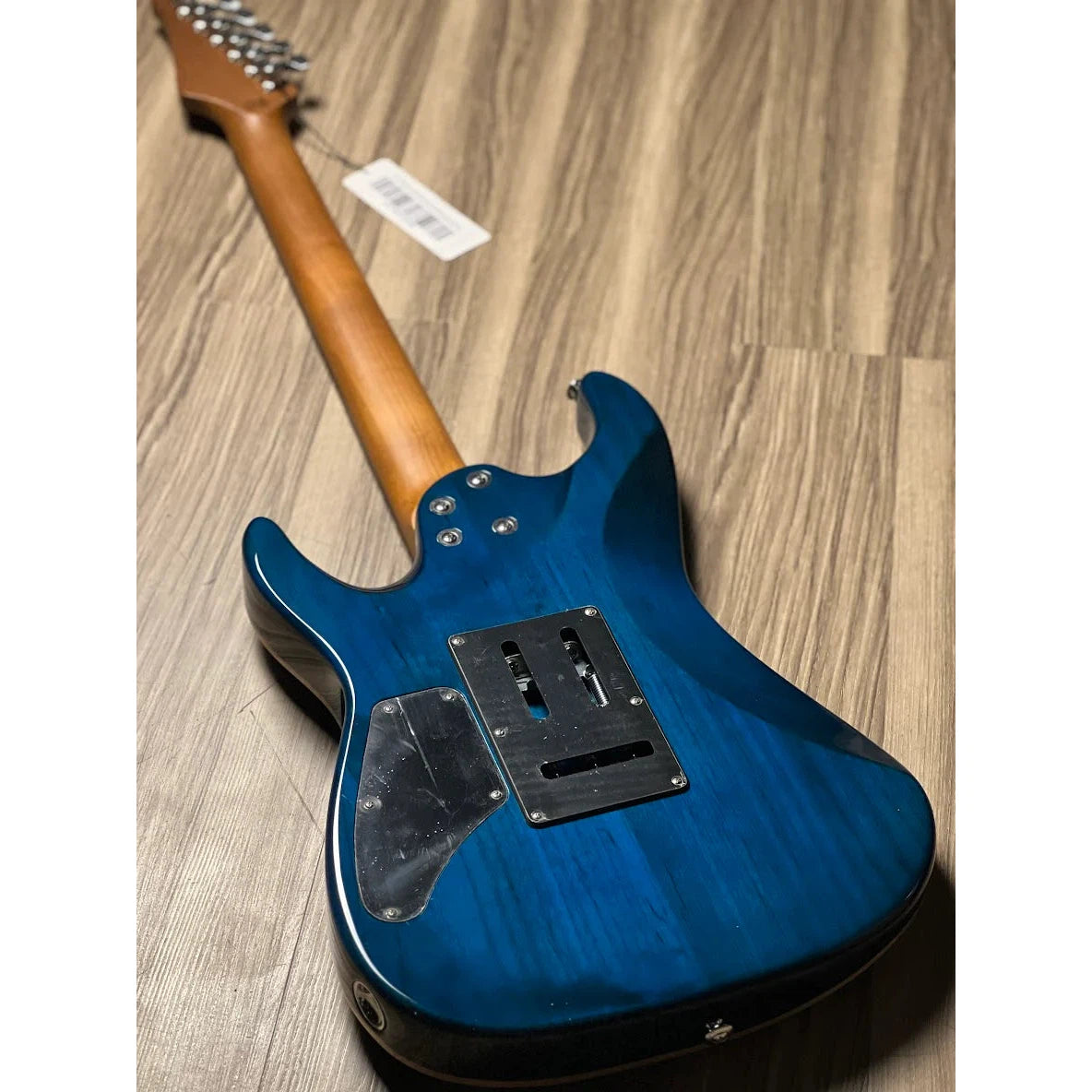 Đàn Guitar Điện Soloking MS-1 Custom 24 Quilt HH, Rosewood Fingerboard, Turquoise Wakesurf Jescar - Việt Music