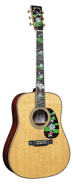 Đàn Guitar Acoustic Martin D-45 Harvey Leach Lotus Flowers - Custom & Special Editions Series