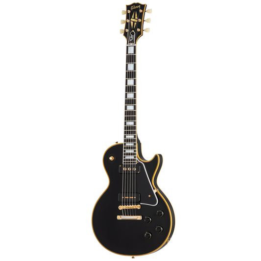 Đàn Guitar Điện Gibson Custom 1954 Les Paul Custom Staple Pickup Reissue VOS SS, Ebony Fingerboard, Ebony - Việt Music
