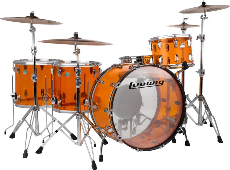 Ludwig Vistalite John Bonham Zep Set