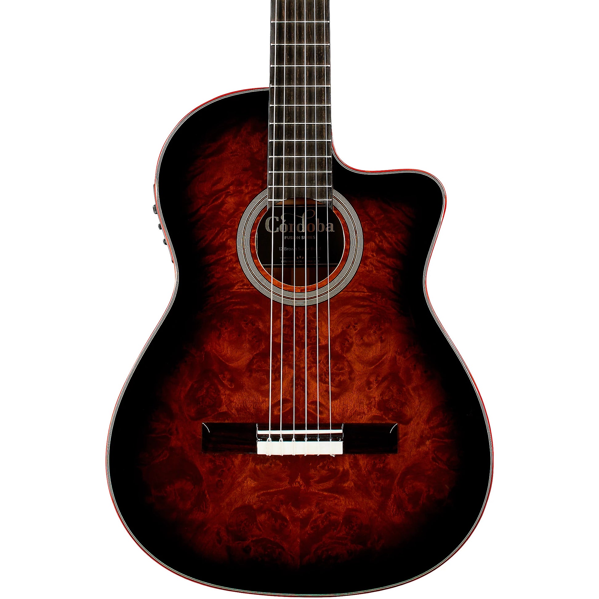 Đàn Guitar Classic Cordoba Fusion 12 Brown Sugar Burst - Việt Music