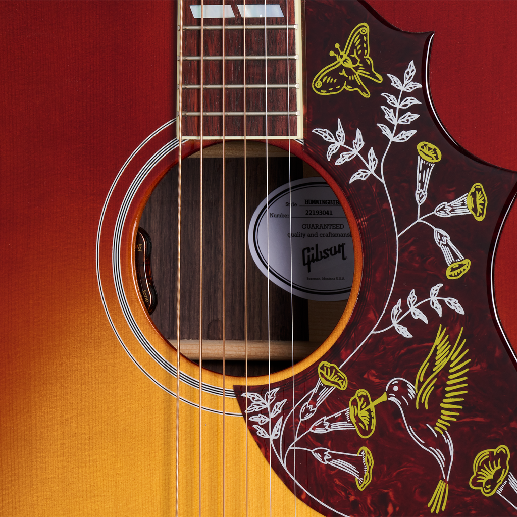 Đàn Guitar Acoustic Gibson Hummingbird Standard Rosewood, Rosewood Burst