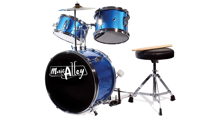 Music Alley 3 Piece Kids Drum Set