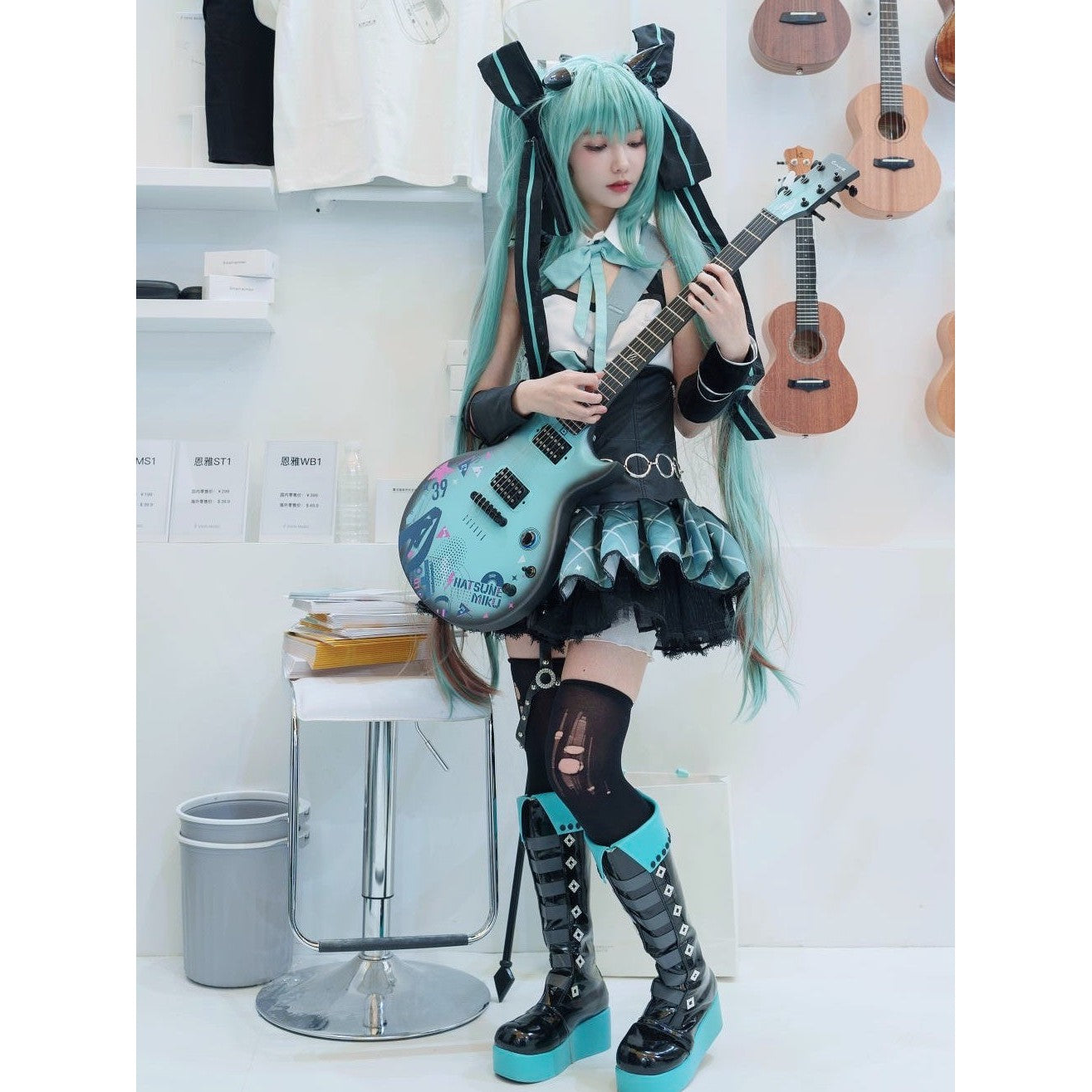 Đàn Guitar Điện Enya Nova Go Sonic - Hatsune Miku Edititon - Việt Music