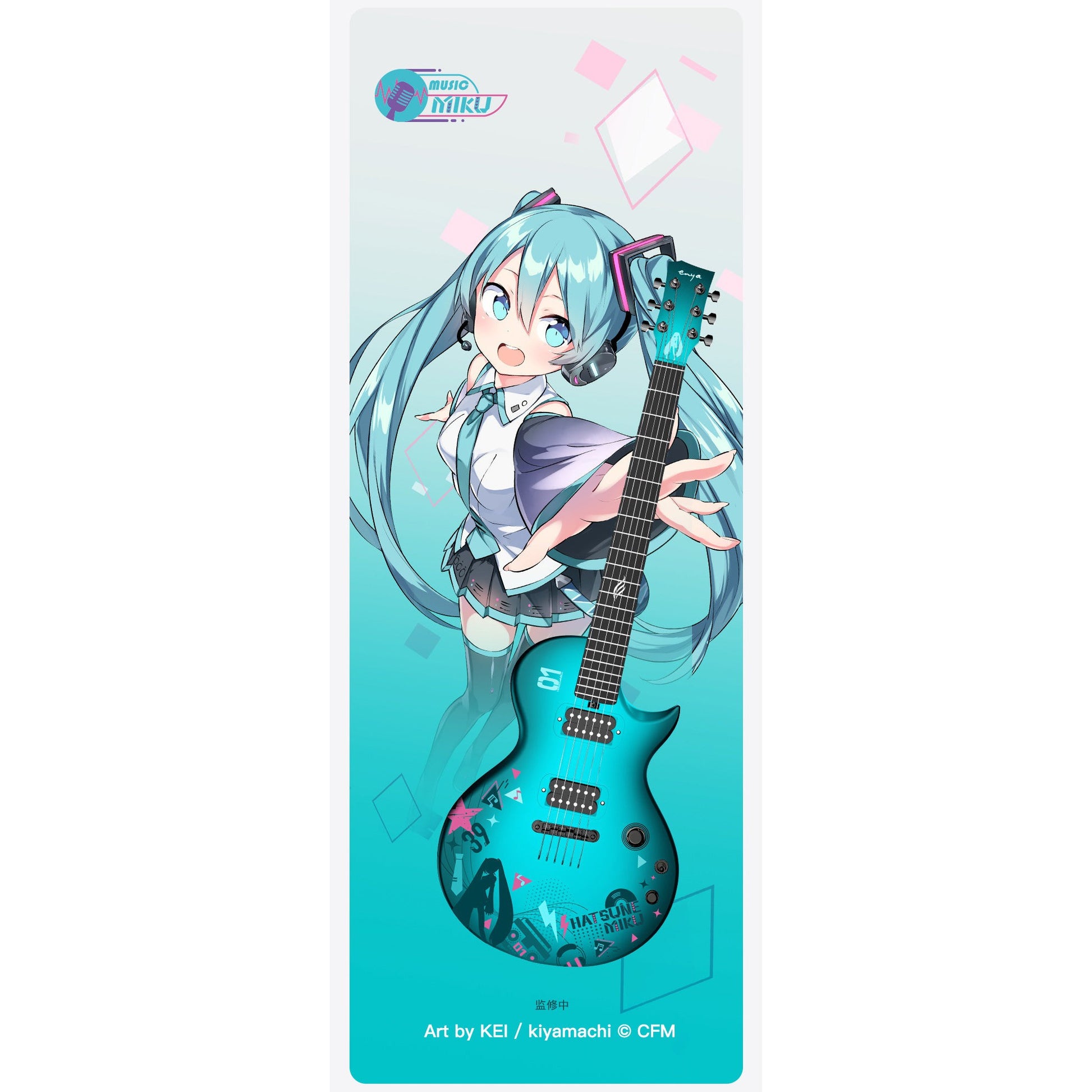 Đàn Guitar Điện Enya Nova Go Sonic - Hatsune Miku Edititon - Việt Music