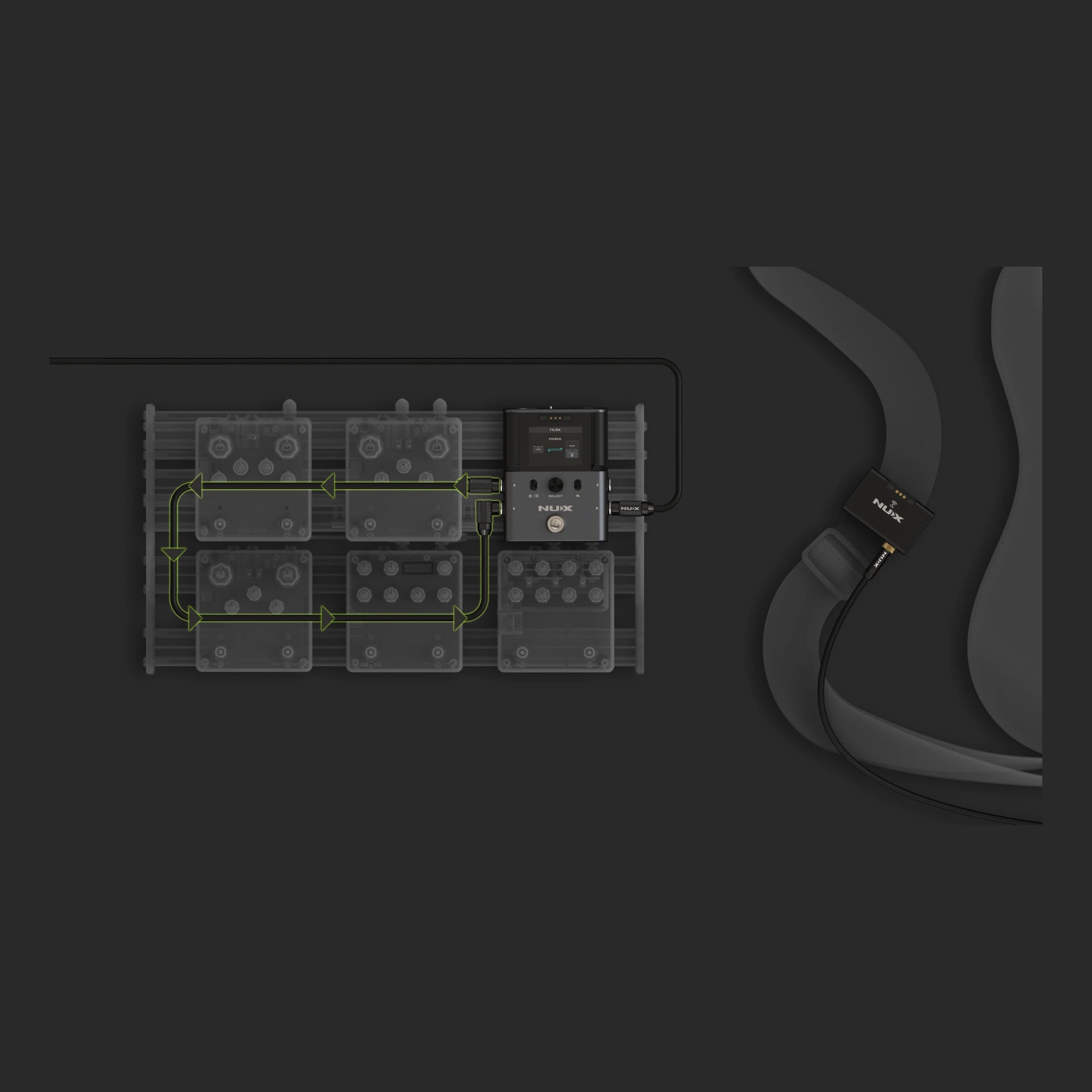 Bộ Thu Phát Tín Hiệu Không Dây Nux B-8 - Instrument Wireless System - Việt Music