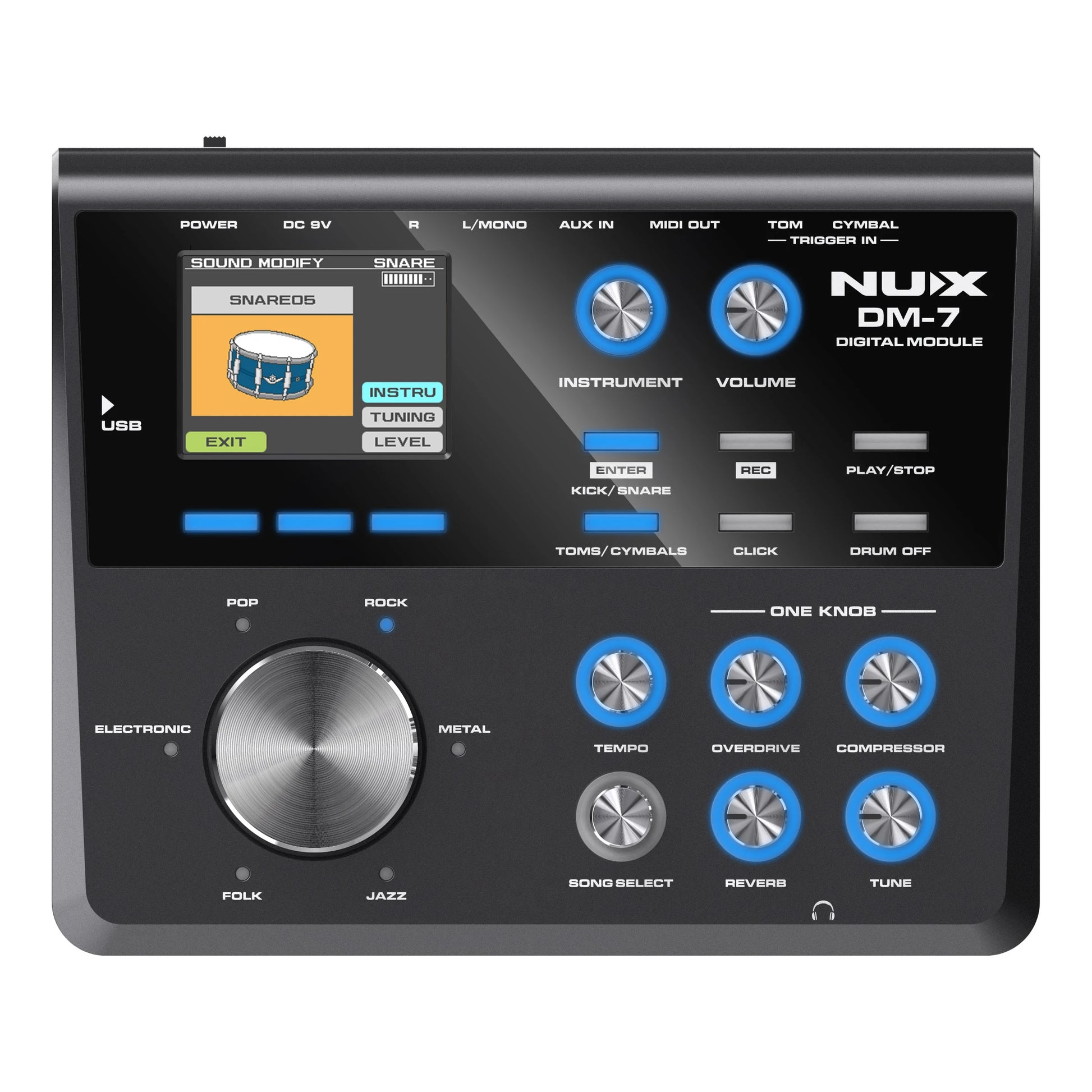 Trống Điện Nux DM-7 - All Mesh Head Professional Digital Drum Kit - Việt Music