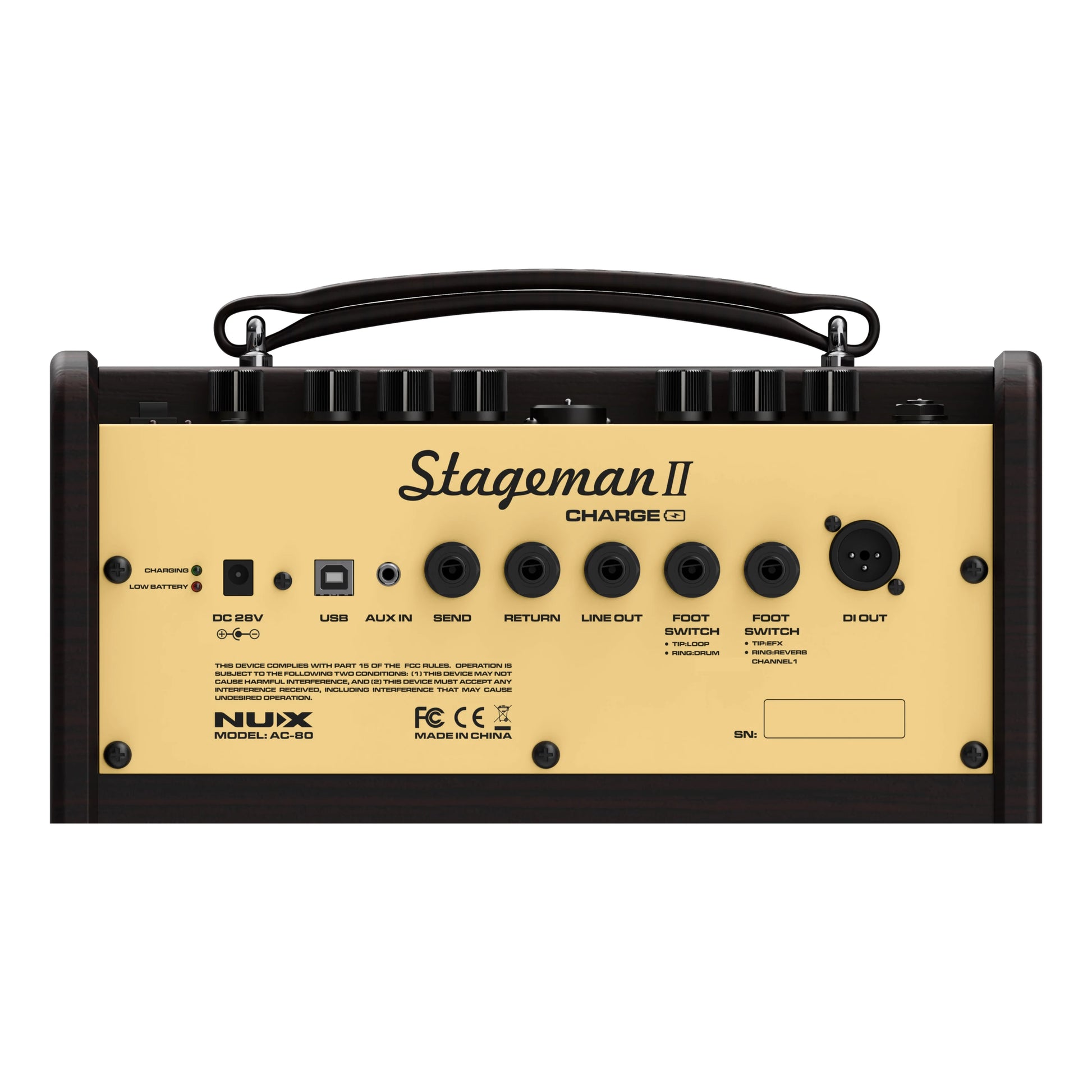 Amplifier Nux AC-80 Stageman II Charge, Combo 80W - Việt Music