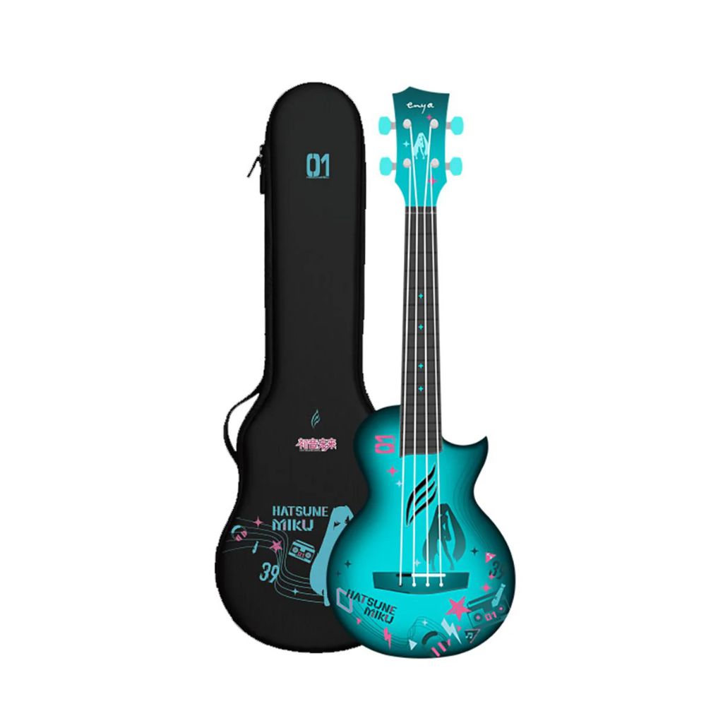 Đàn Ukulele Concert Enya Nova U - Hatsune Miku Blue - Việt Music