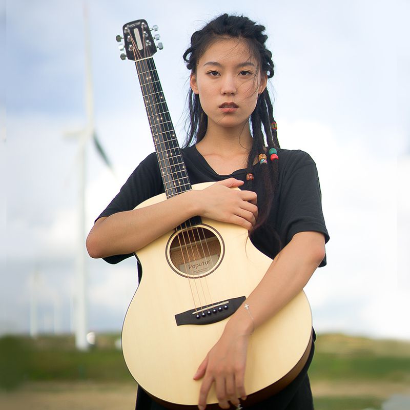 Đàn Guitar Acoustic PopuMusic Poputar T2 - Việt Music