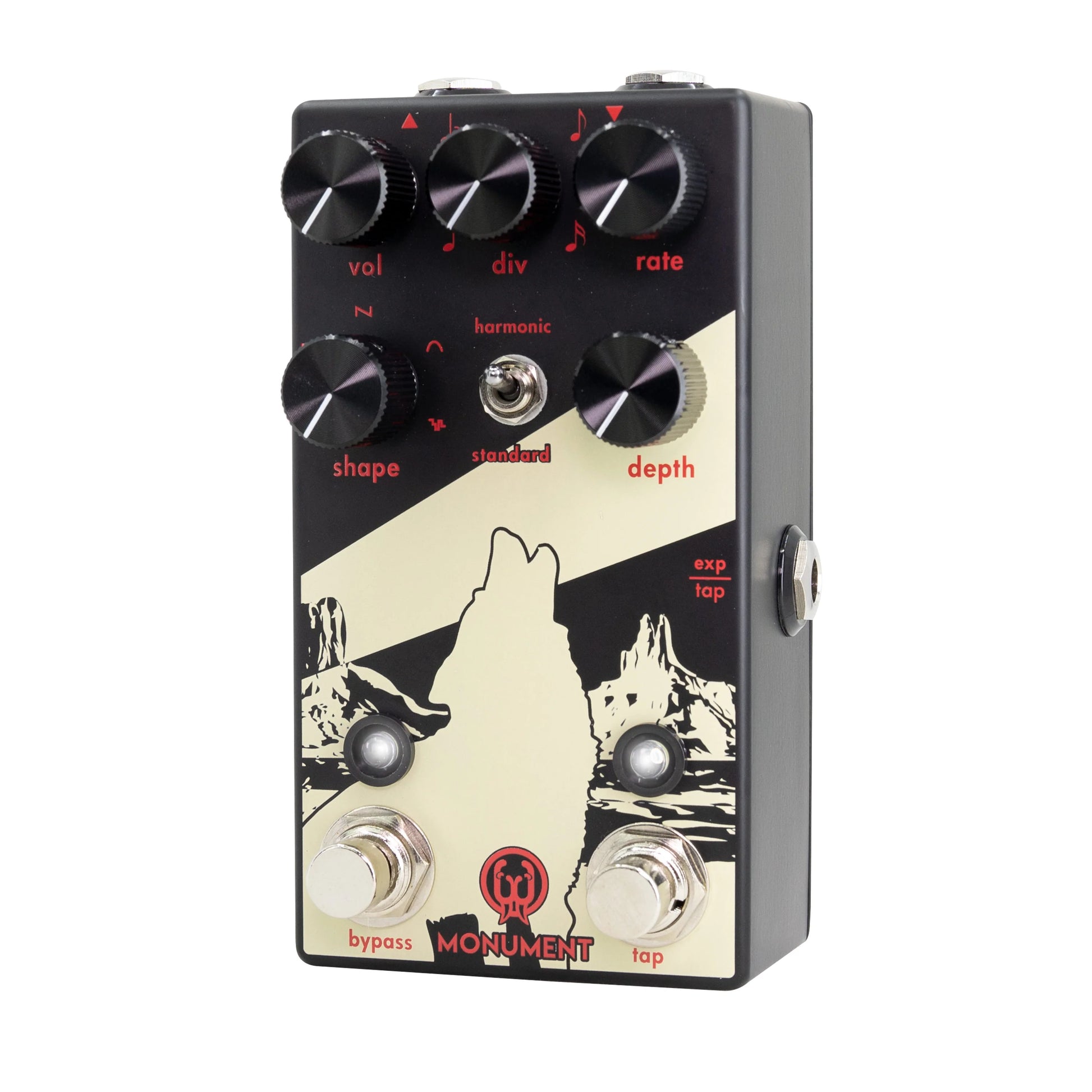 Pedal Guitar Walrus Audio Monument Harmonic Tap Tremolo V2, Obsidian Series - Việt Music