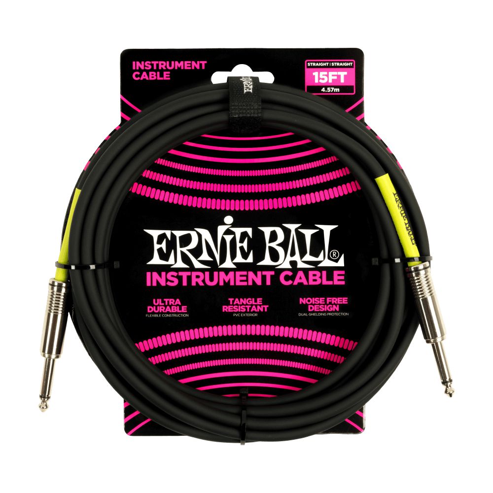 Dây Cáp Kết Nối Ernie Ball Classic Instrument Cable Straight To Straight - 15FT - Việt Music