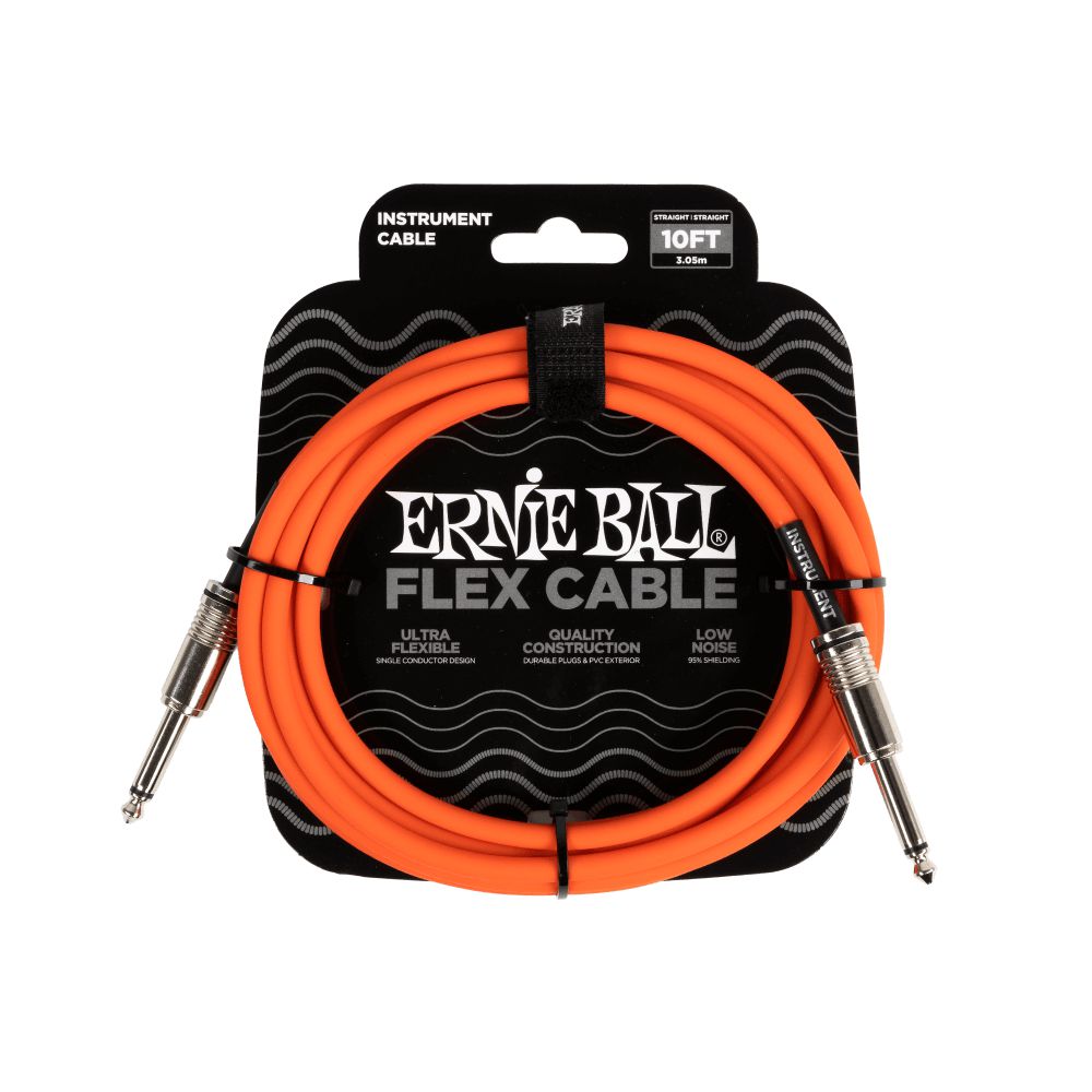 Dây Cáp Kết Nối Ernie Ball Flex Straight to Straight Instrument - 10FT - Việt Music