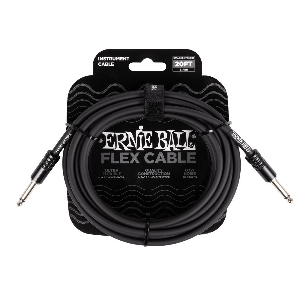 Dây Cáp Kết Nối Ernie Ball Flex Straight to Straight Instrument - 20FT - Việt Music