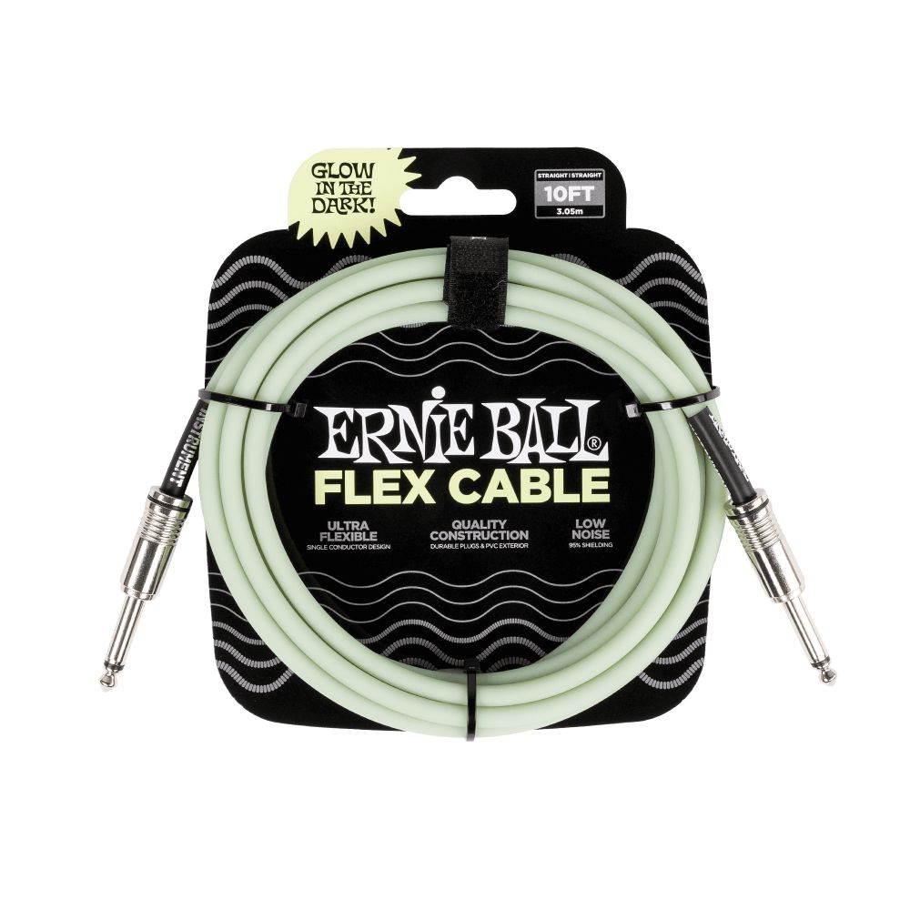 Dây Cáp Kết Nối Ernie Ball Flex Straight to Straight Instrument - 10FT - Việt Music